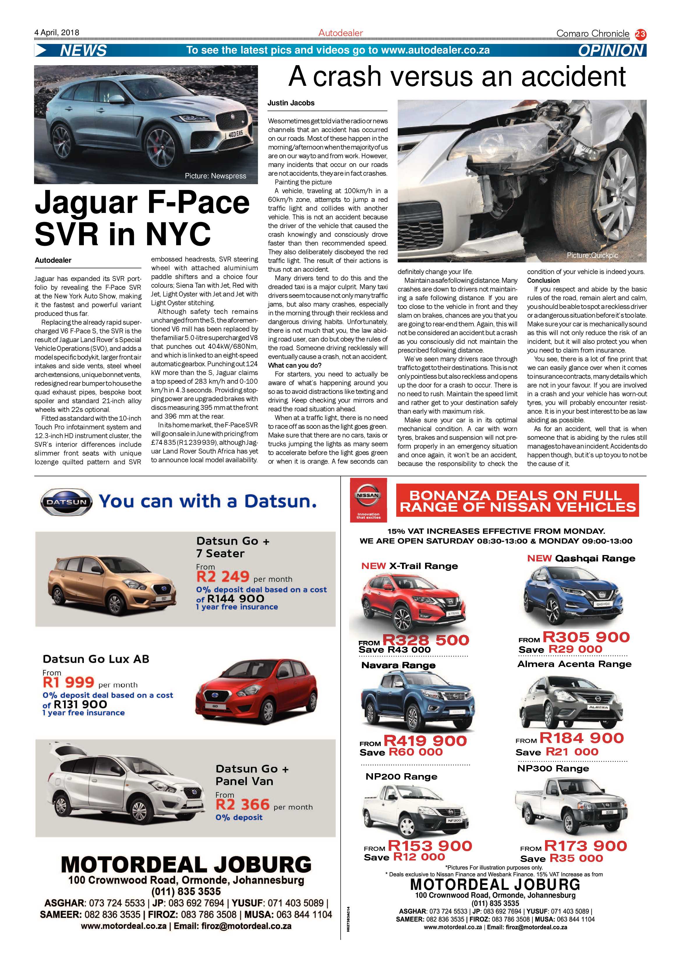 Comaro Chronicle 04 April 2018 page 23