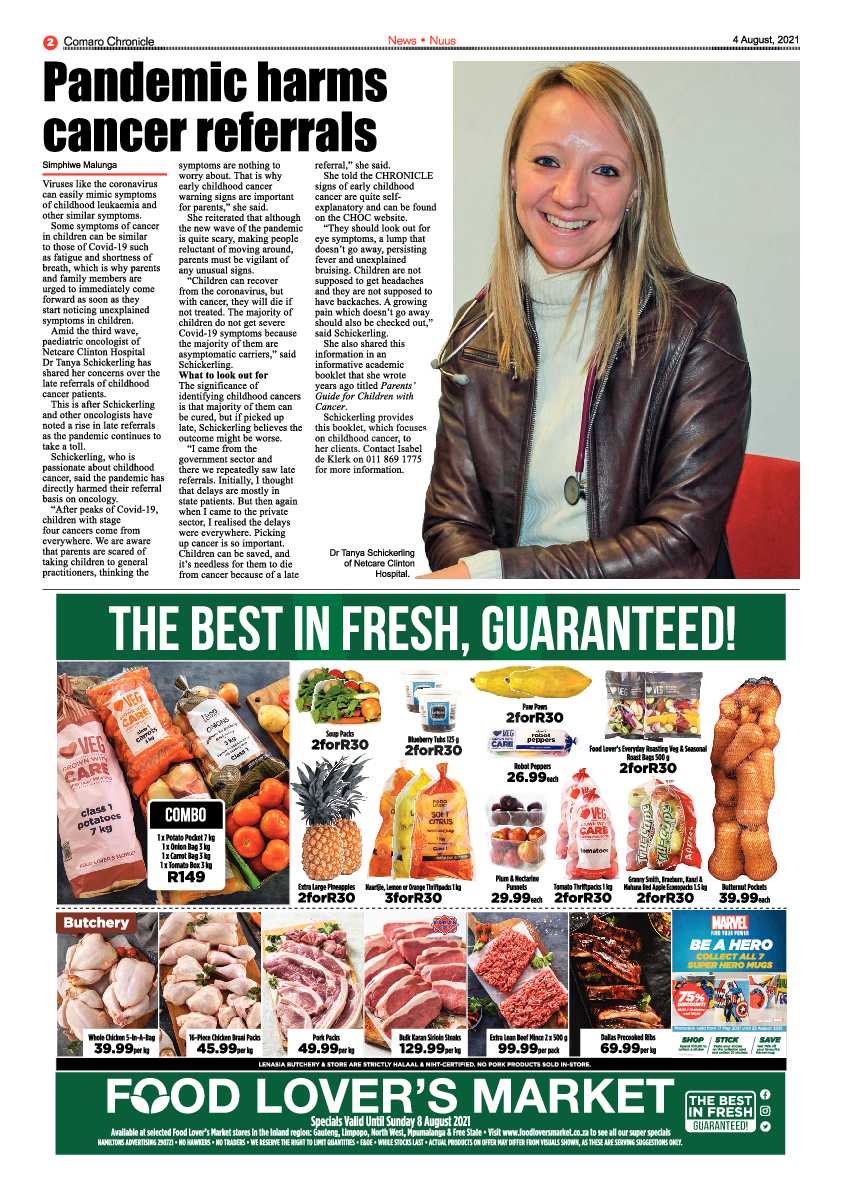 Comaro Chronicle 04 August 2021 page 2