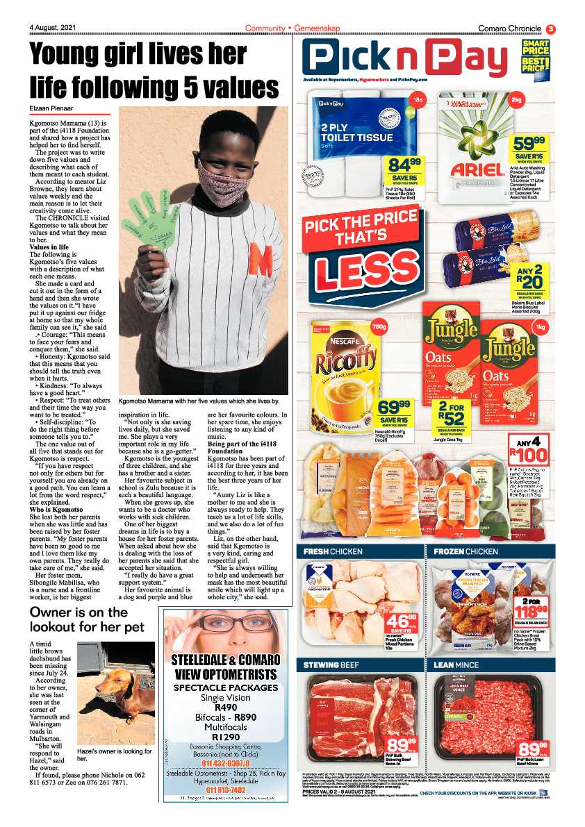Comaro Chronicle 04 August 2021 page 3