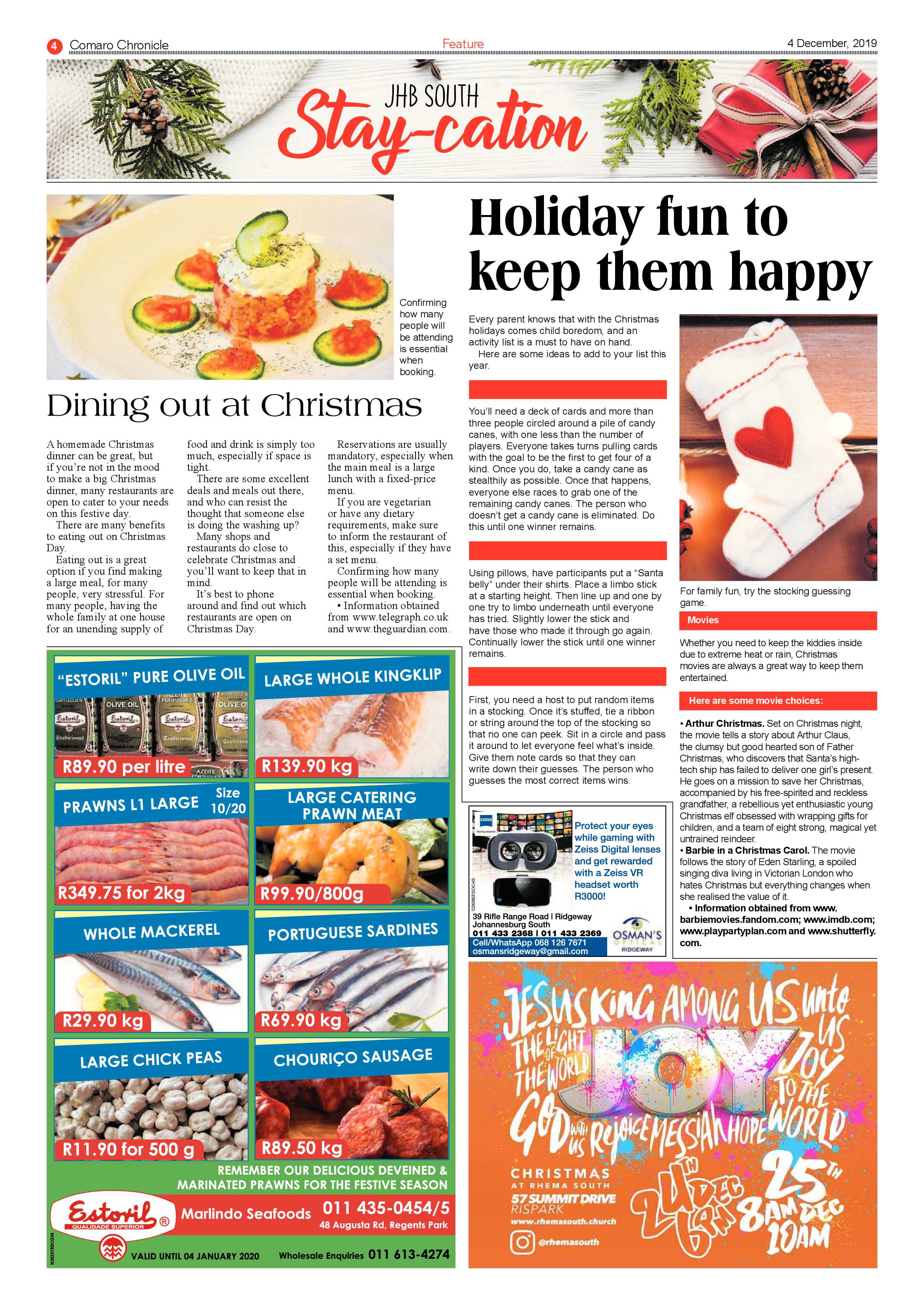 Comaro Chronicle 04 December 2019 page 4