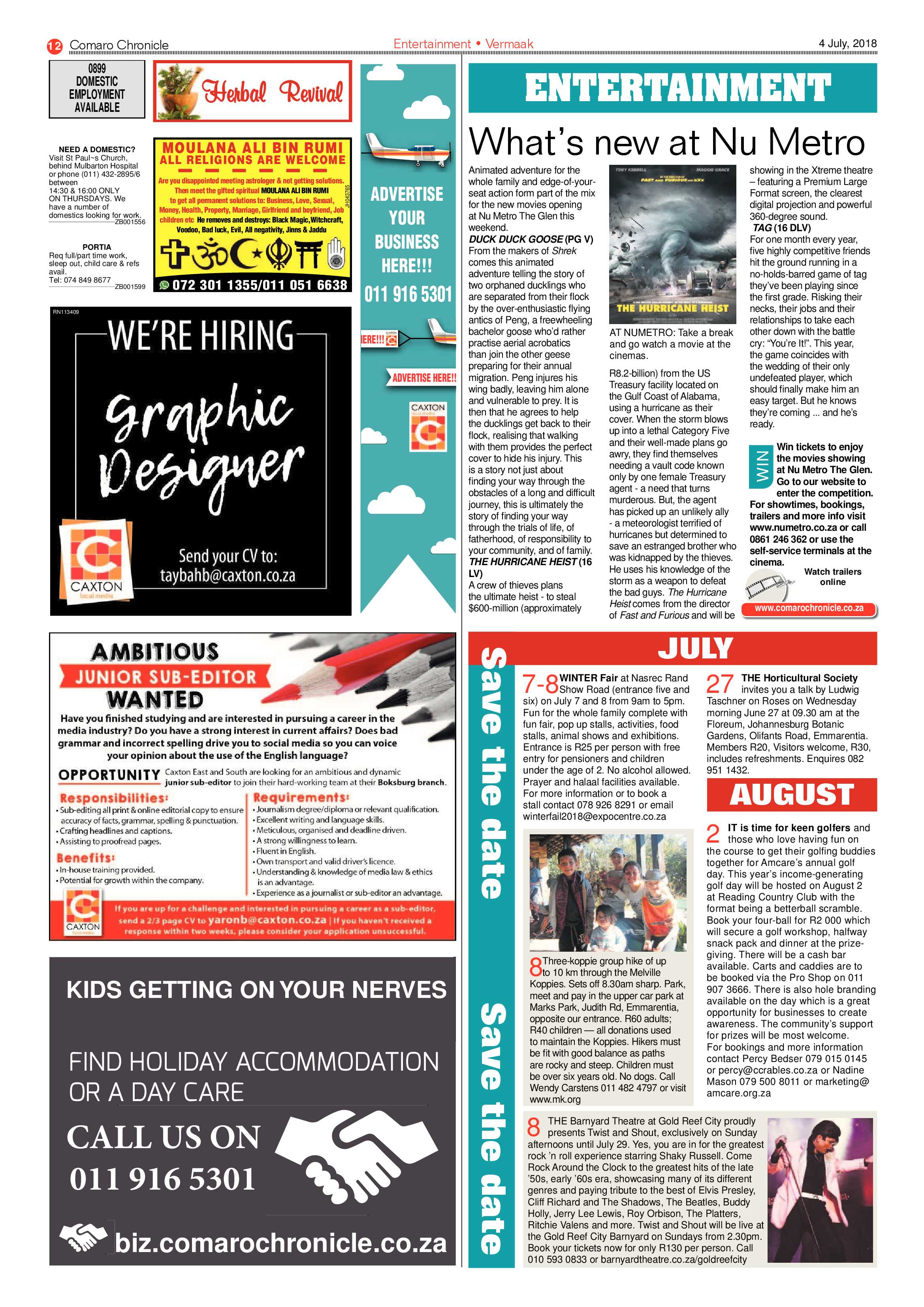 Comaro Chronicle 04 July 2018 page 12
