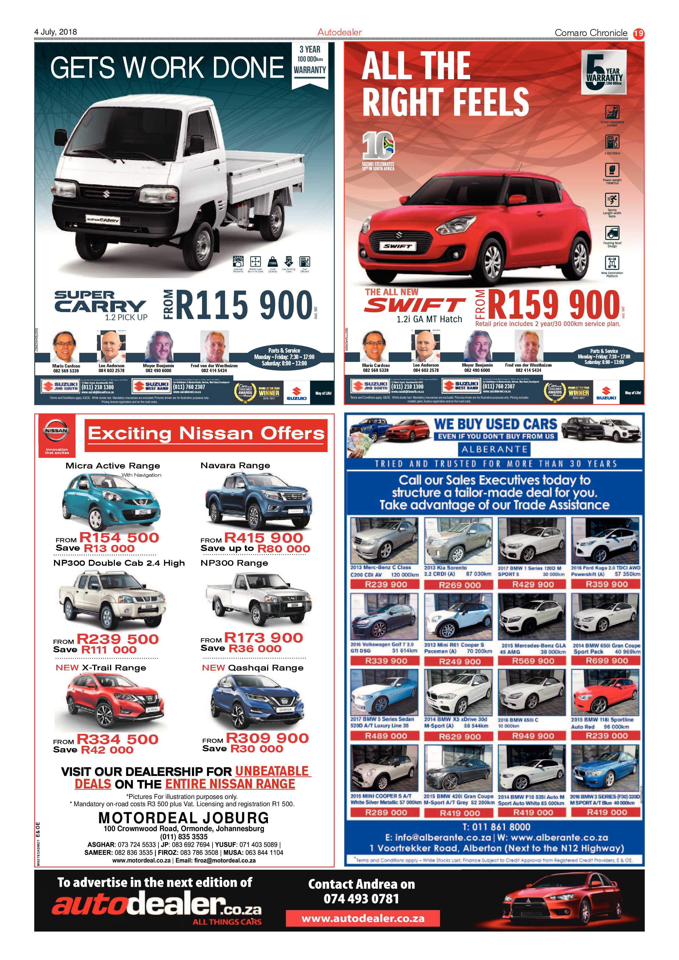 Comaro Chronicle 04 July 2018 page 19