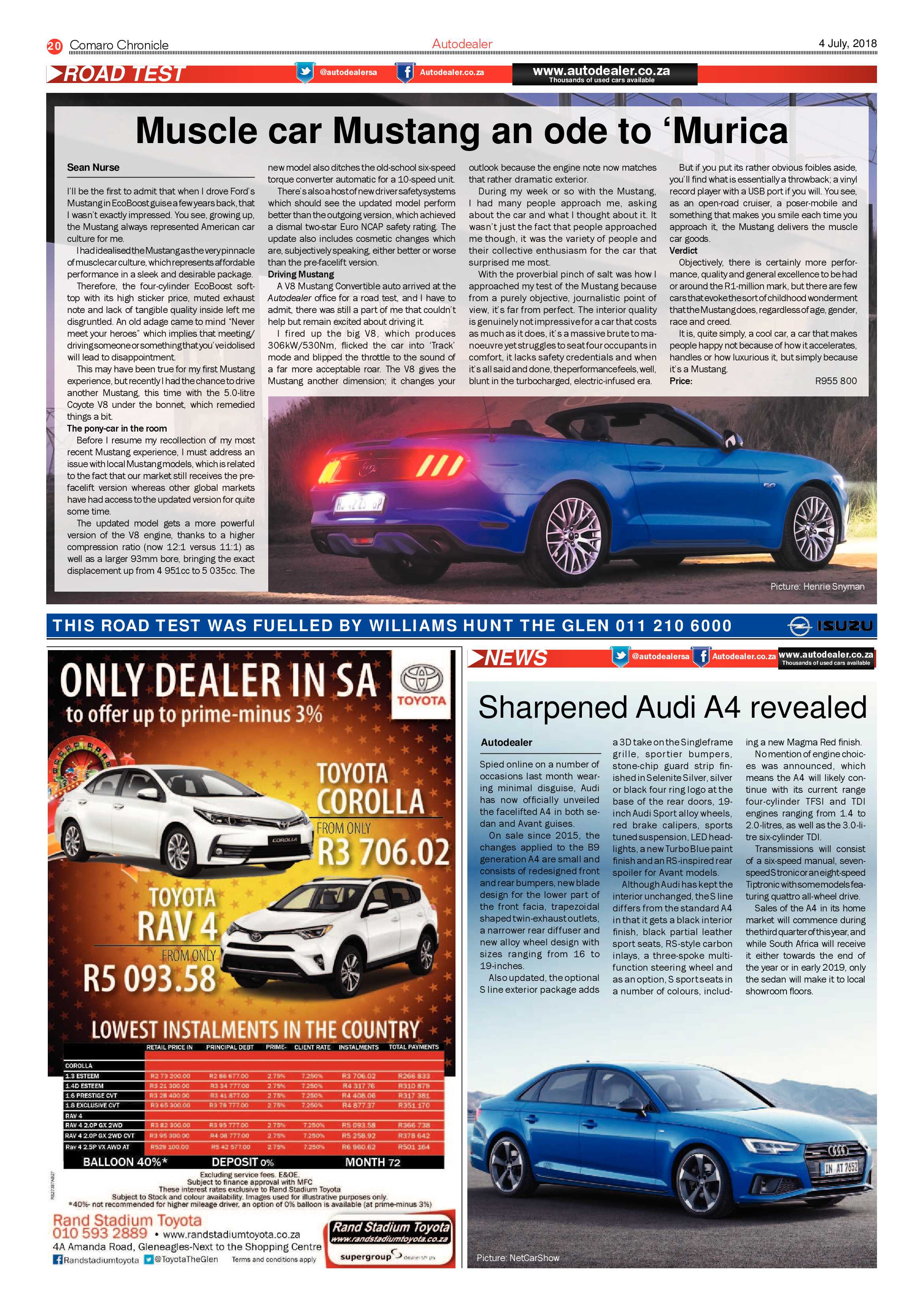 Comaro Chronicle 04 July 2018 page 20