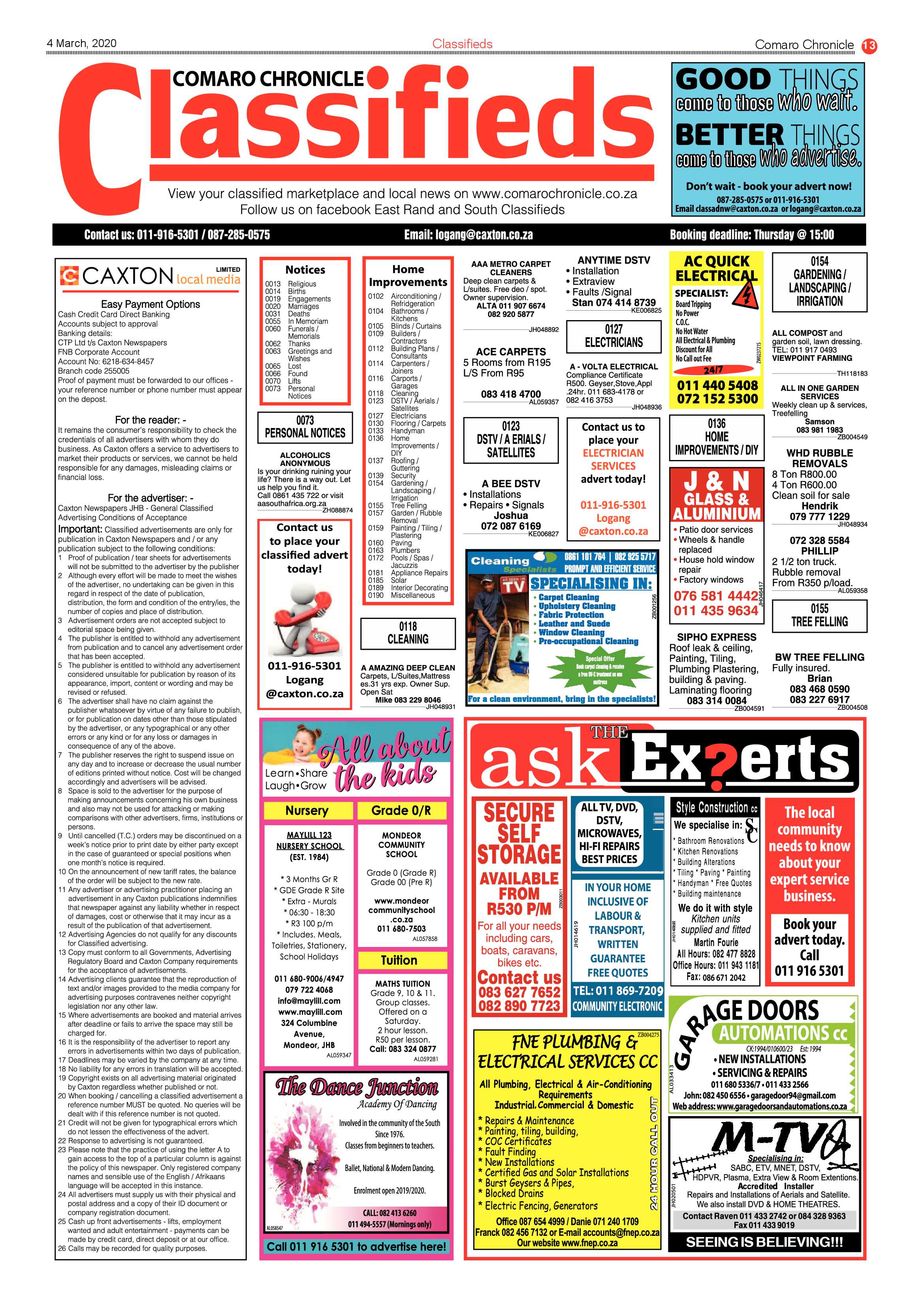 Comaro Chronicle 04 March 2020 page 13