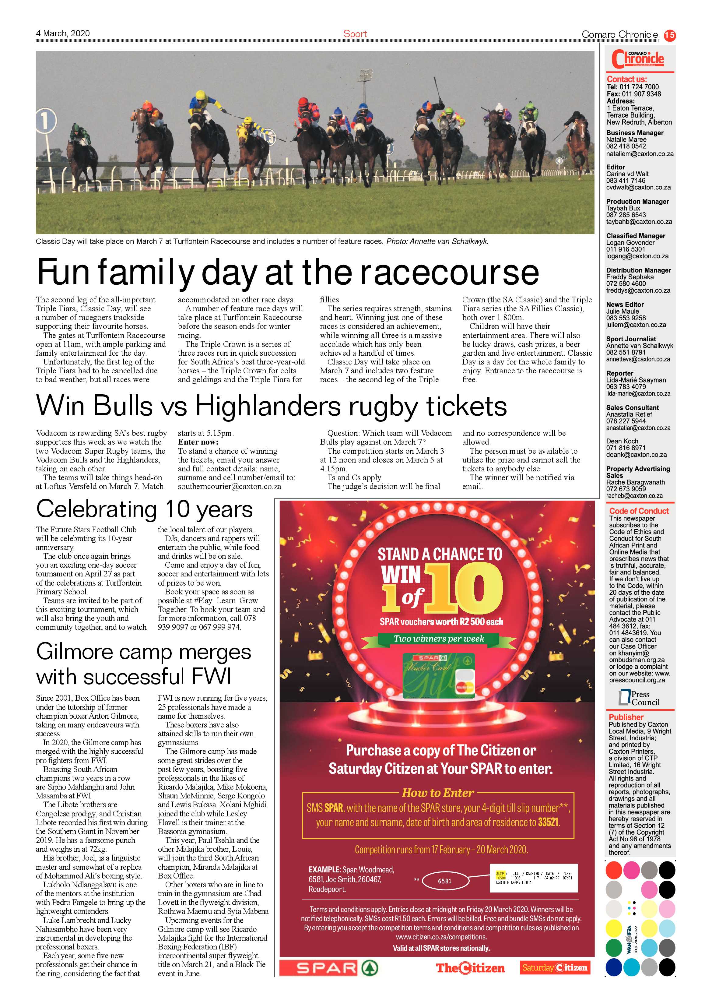 Comaro Chronicle 04 March 2020 page 15