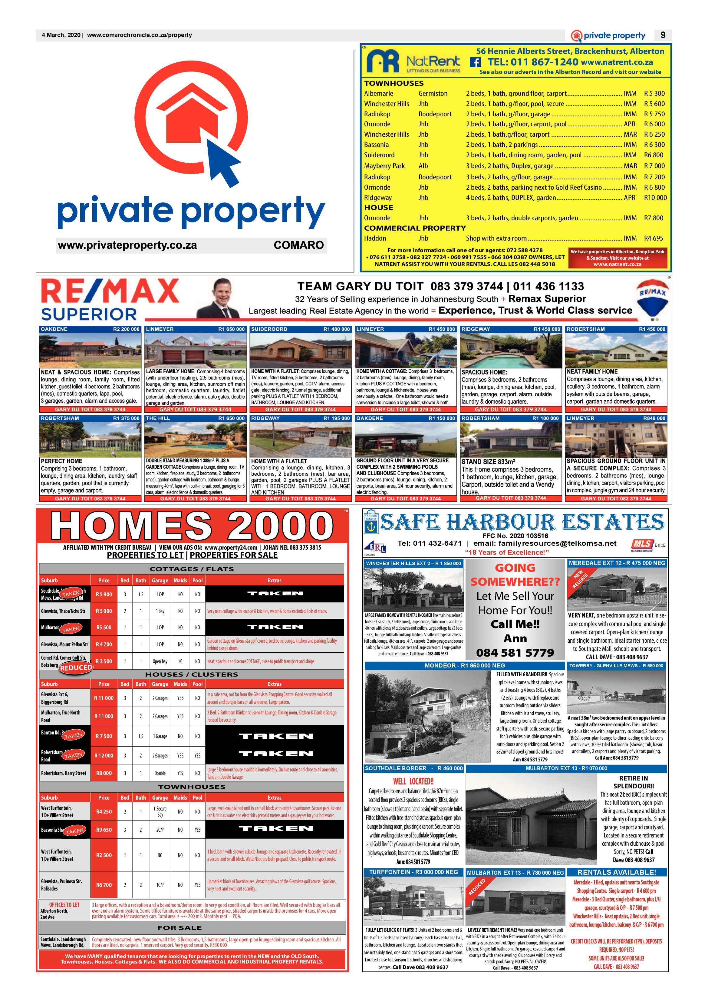 Comaro Chronicle 04 March 2020 page 9