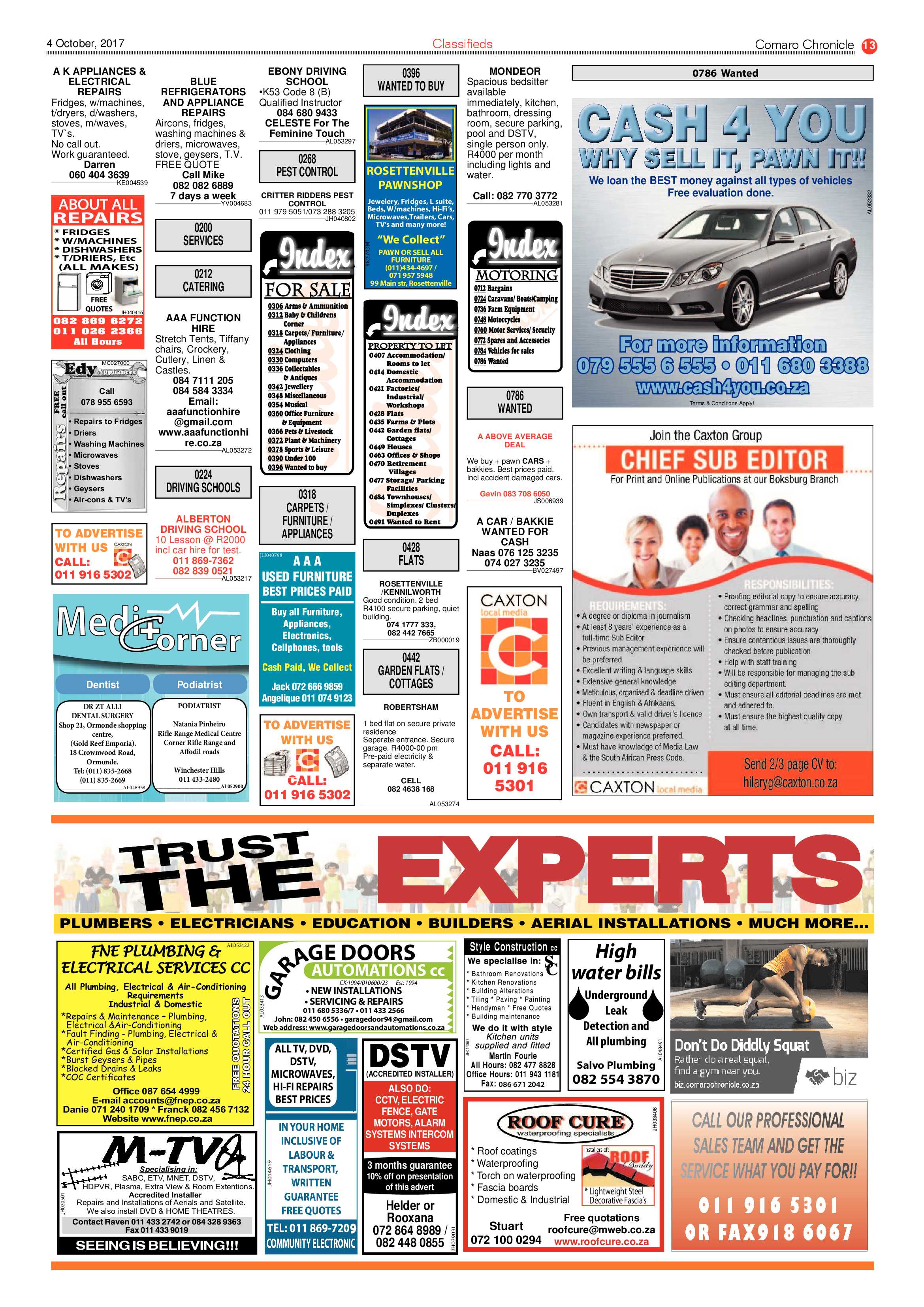 Comaro Chronicle 04 October 2017 page 13