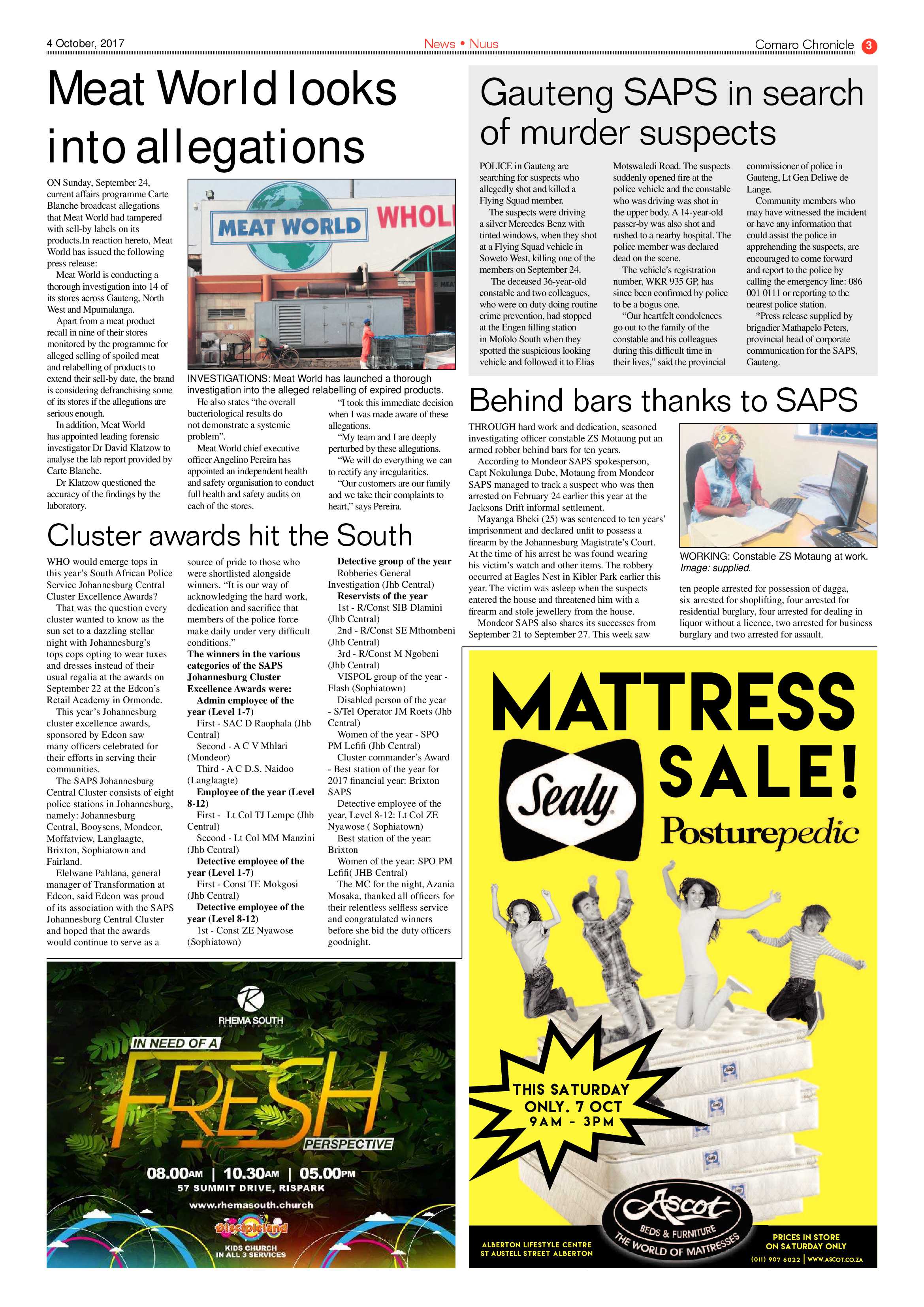 Comaro Chronicle 04 October 2017 page 3