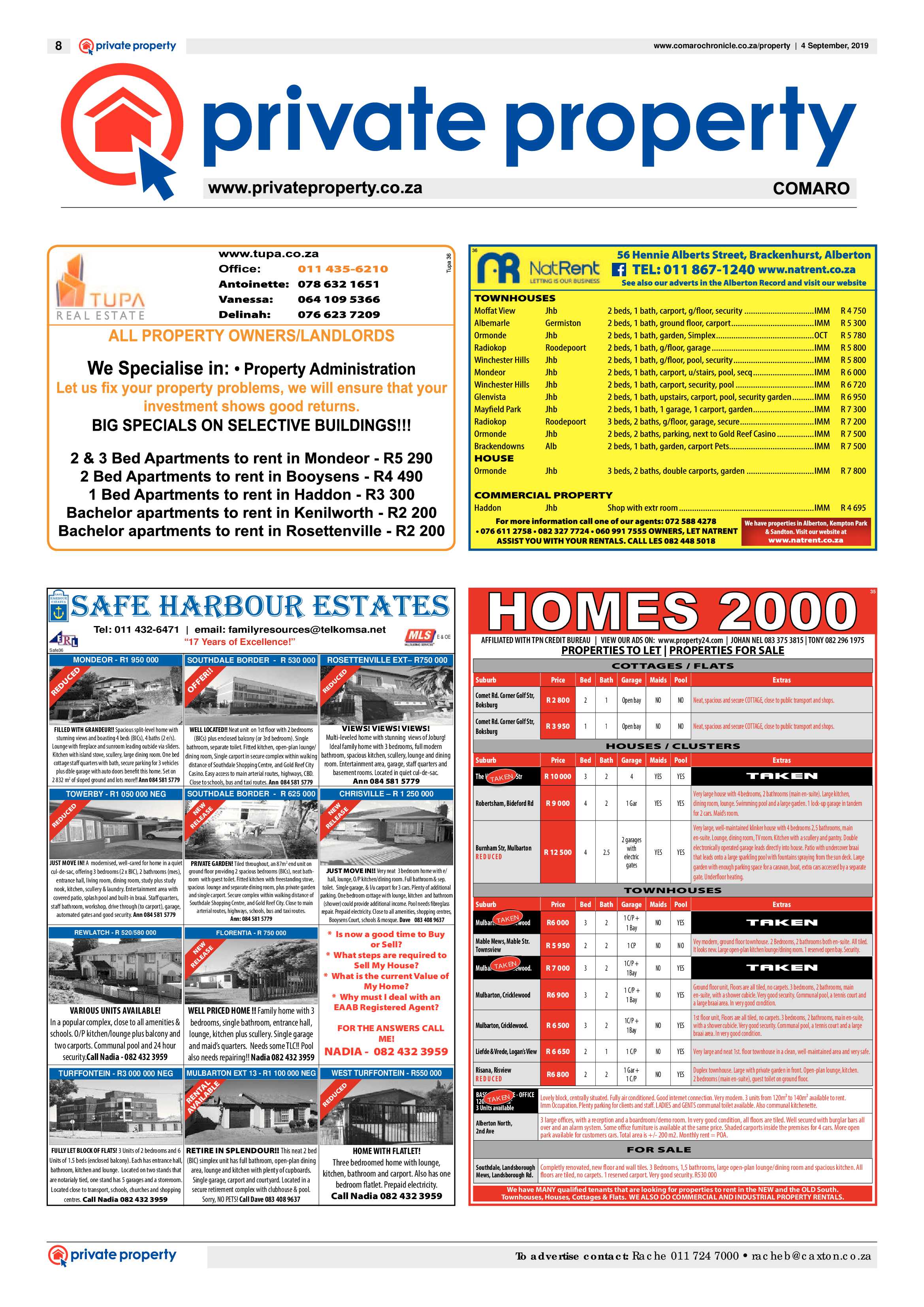 Comaro Chronicle 04 September 2019 page 8