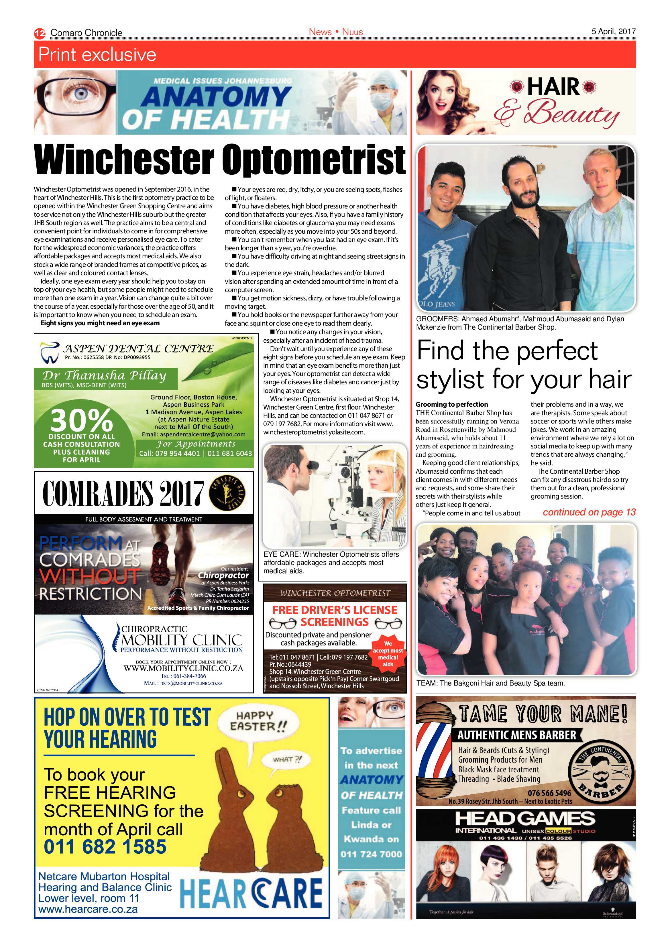 Comaro Chronicle 05 April 2017 page 12