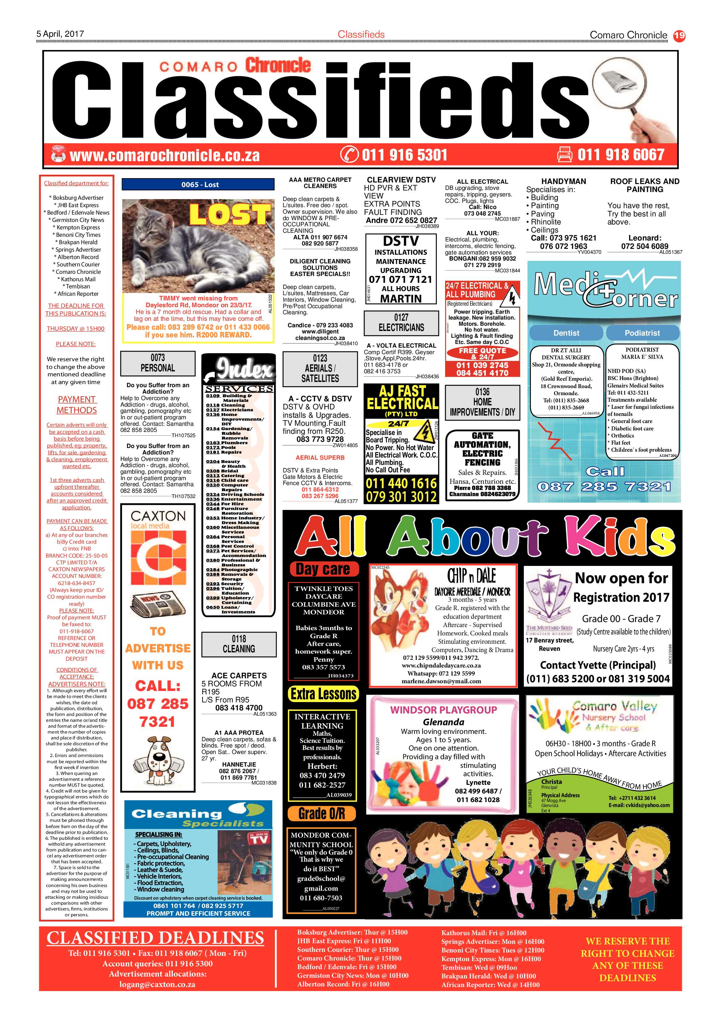 Comaro Chronicle 05 April 2017 page 19