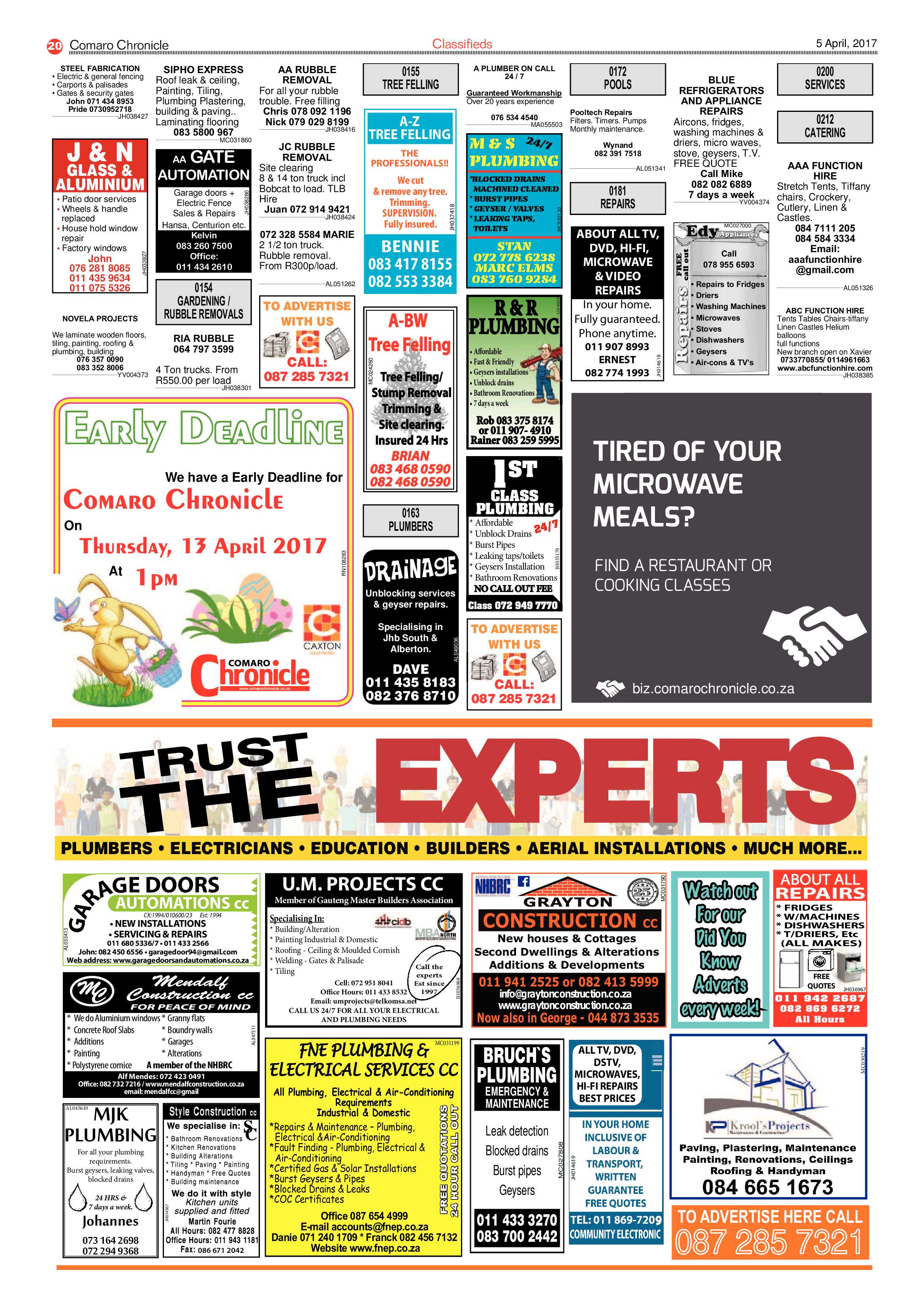 Comaro Chronicle 05 April 2017 page 20