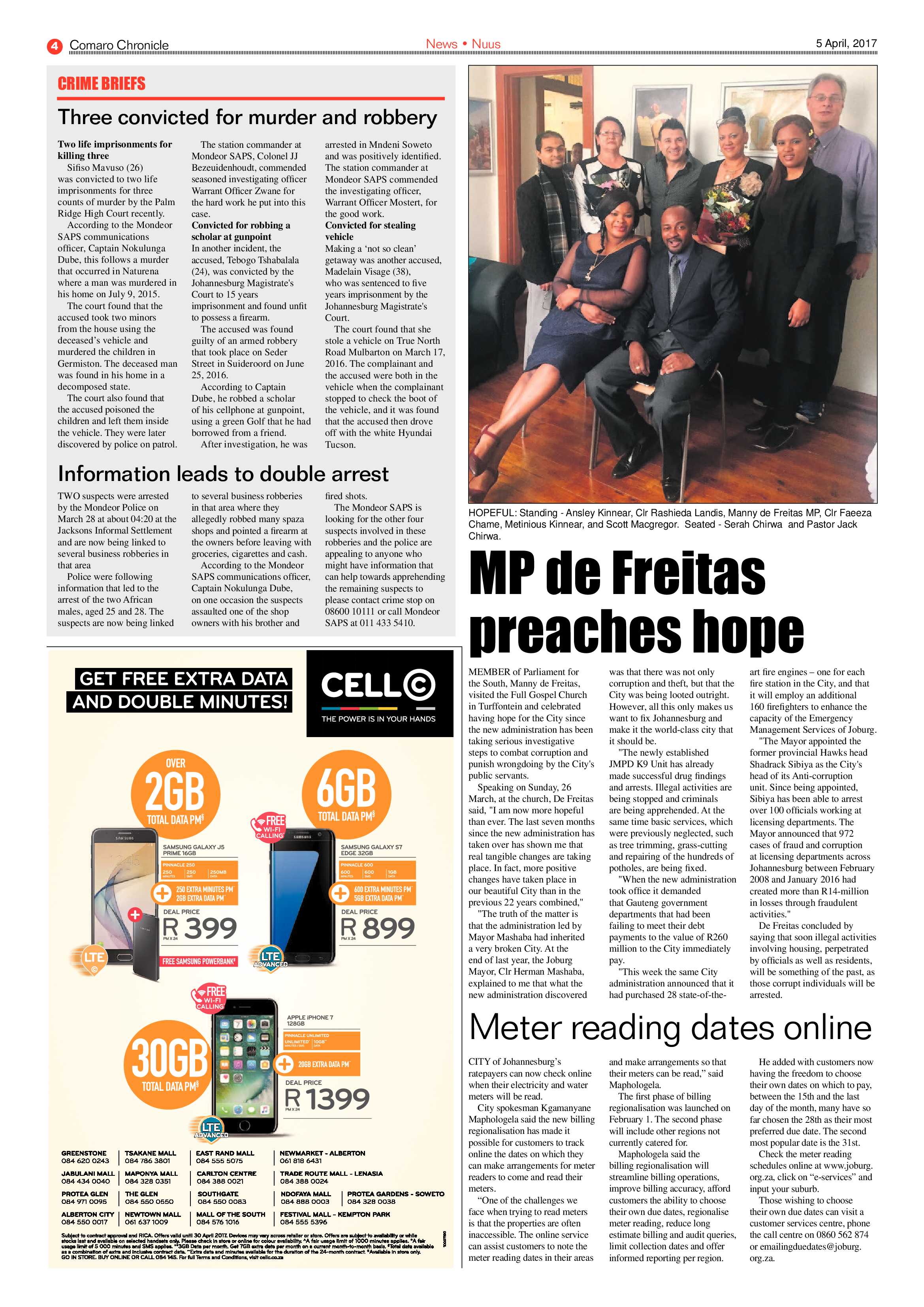 Comaro Chronicle 05 April 2017 page 4