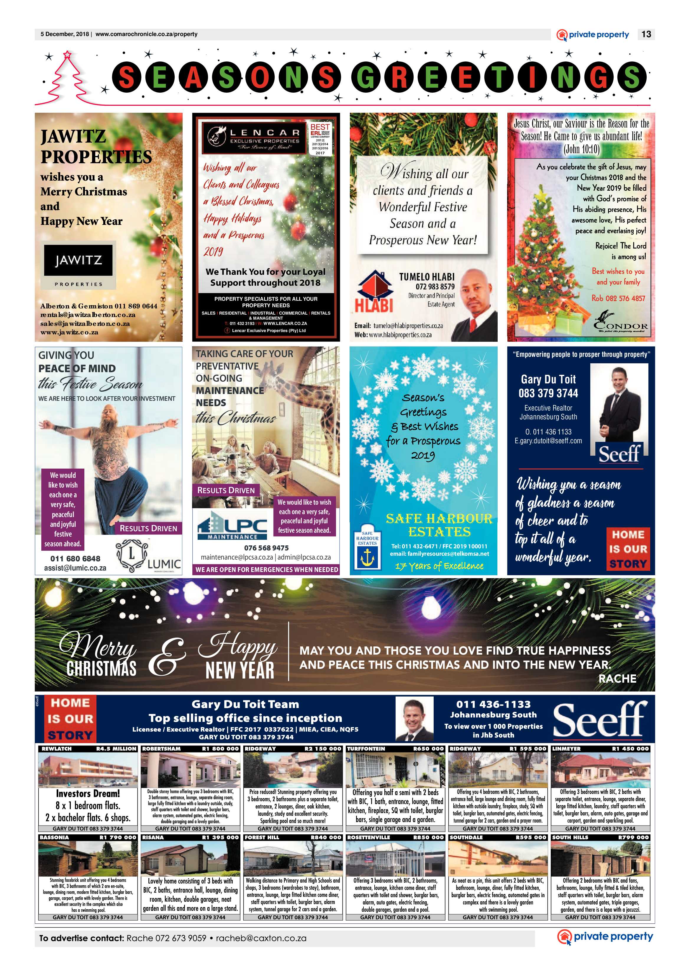 Comaro Chronicle 05 December 2018 page 13