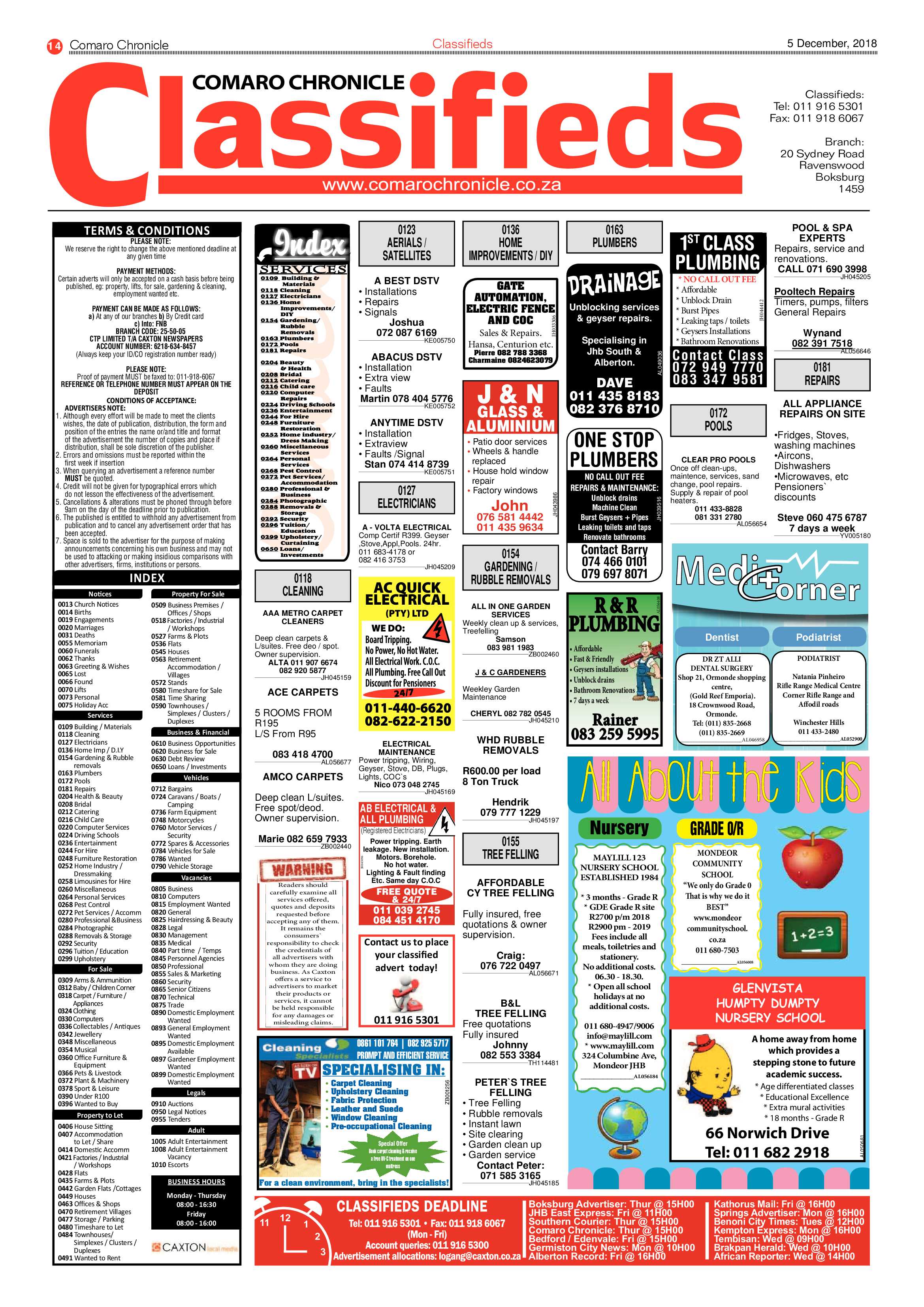Comaro Chronicle 05 December 2018 page 14