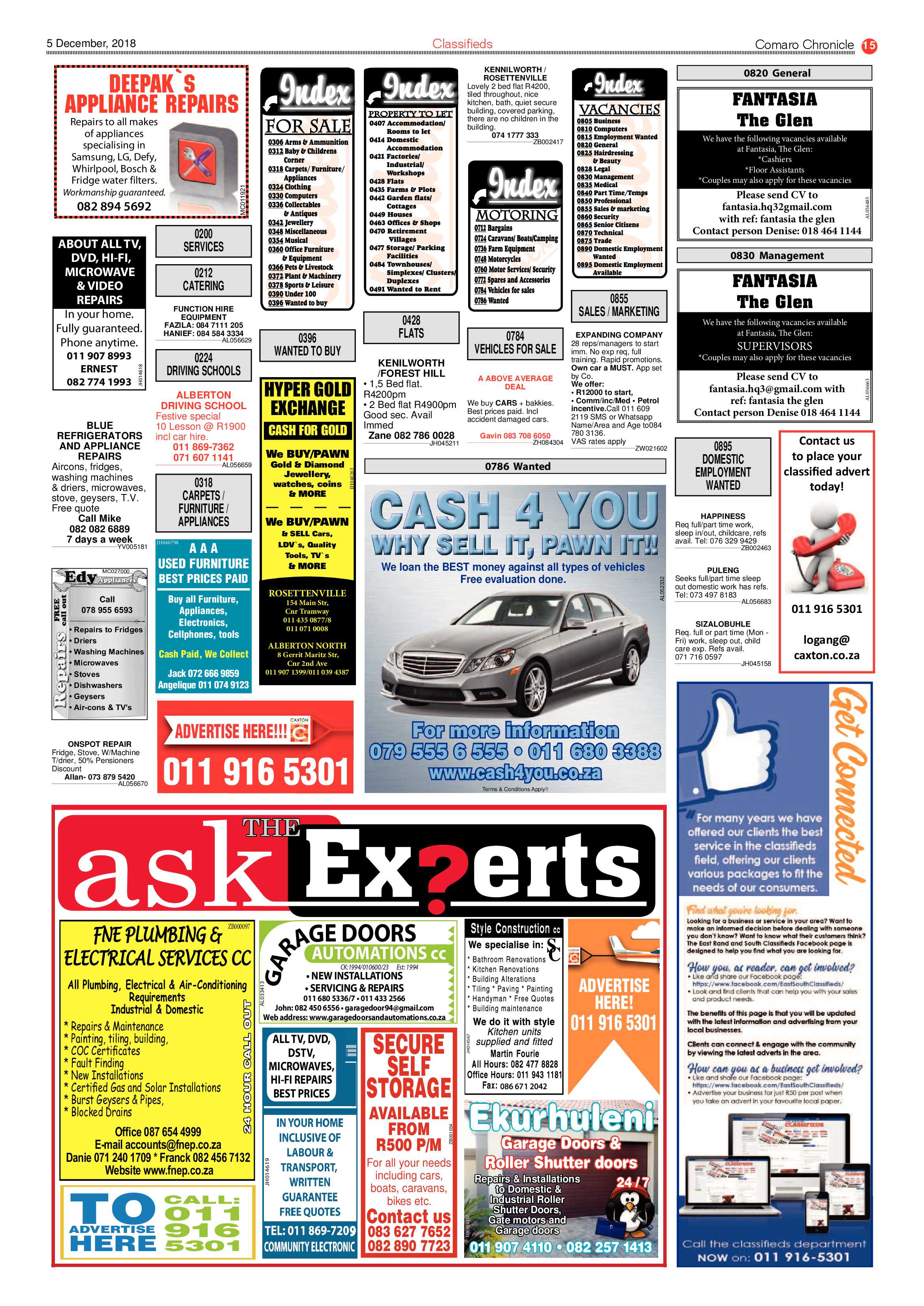 Comaro Chronicle 05 December 2018 page 15