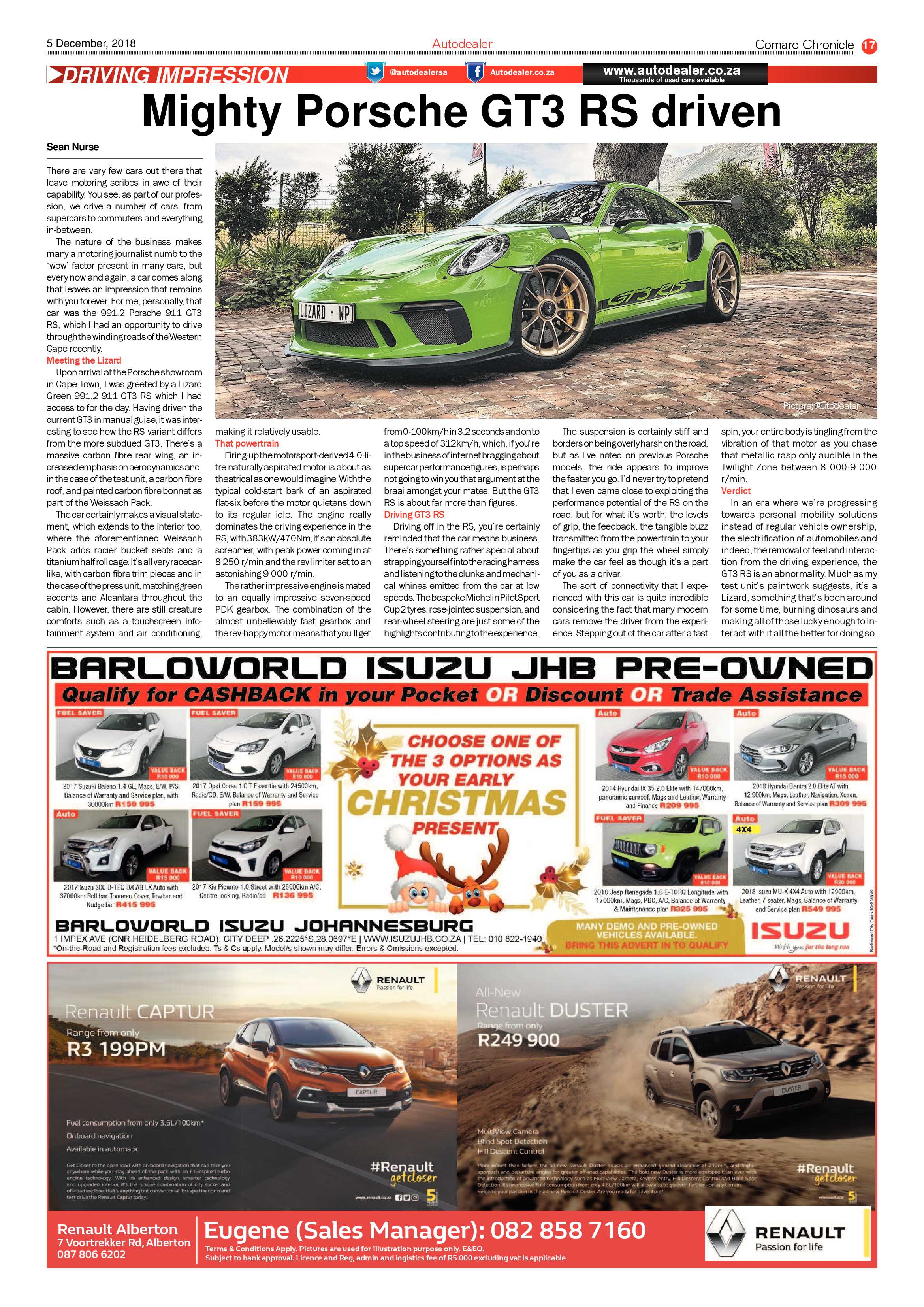 Comaro Chronicle 05 December 2018 page 17