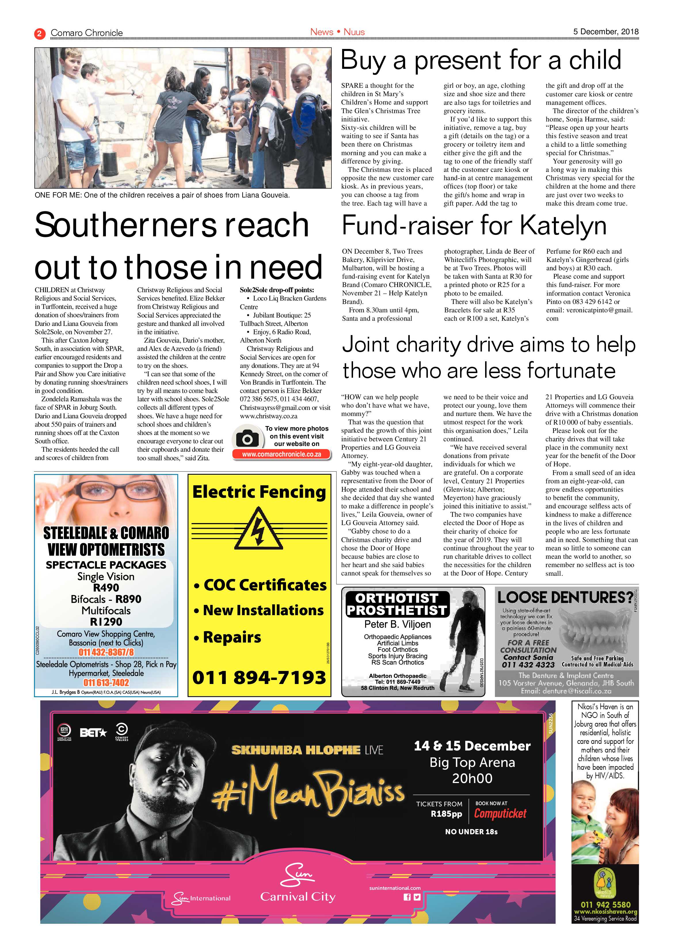 Comaro Chronicle 05 December 2018 page 2