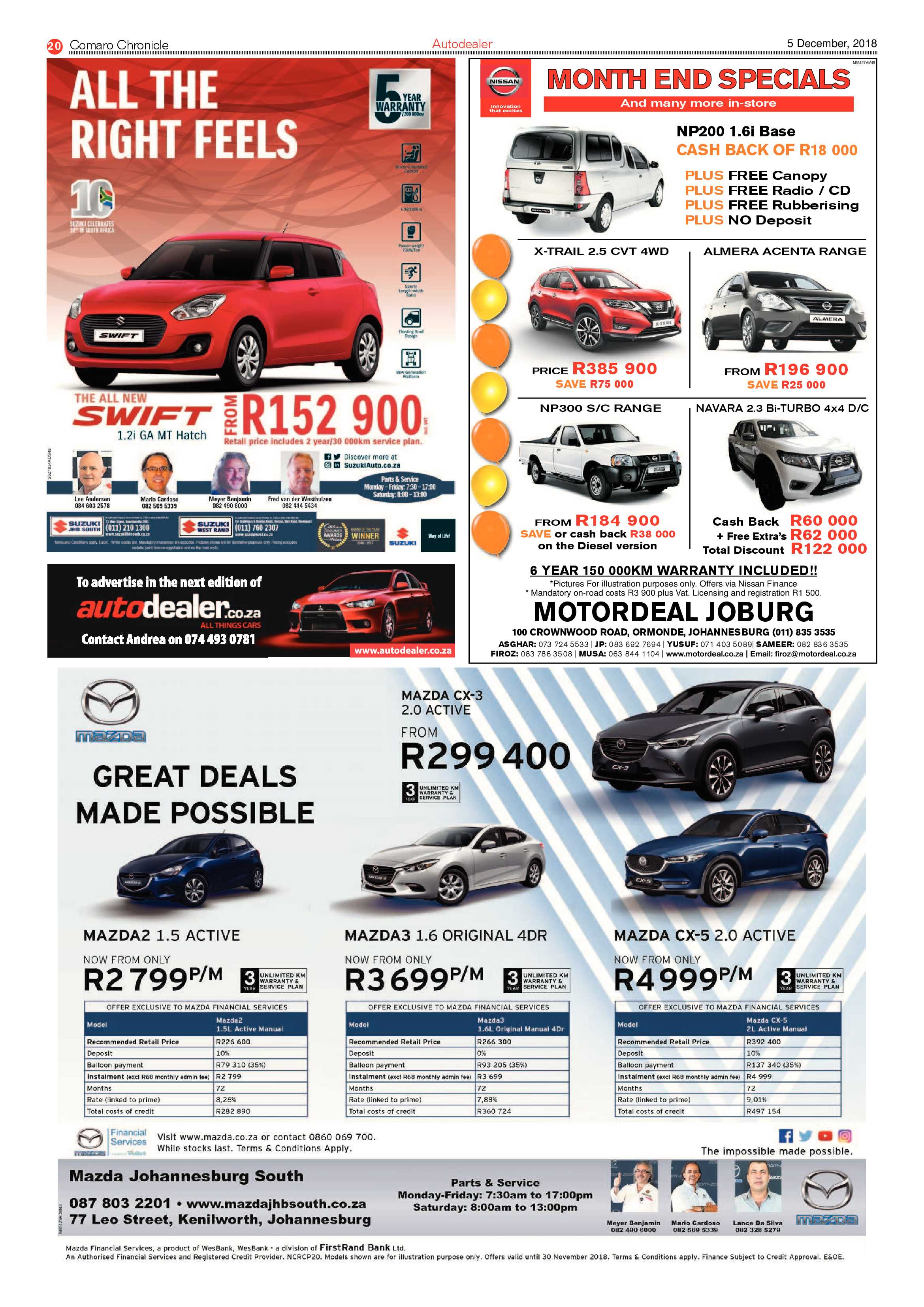 Comaro Chronicle 05 December 2018 page 20