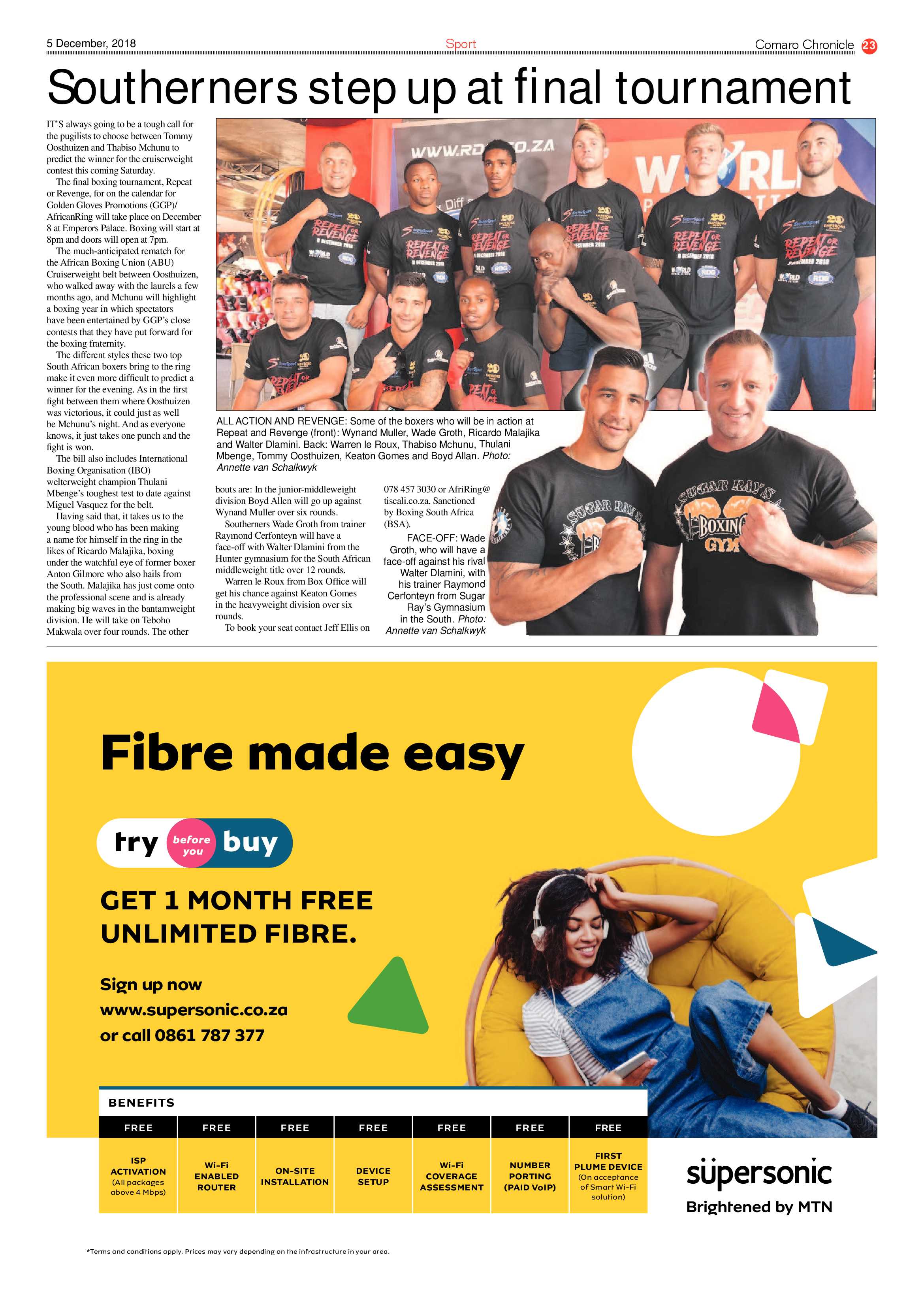 Comaro Chronicle 05 December 2018 page 23