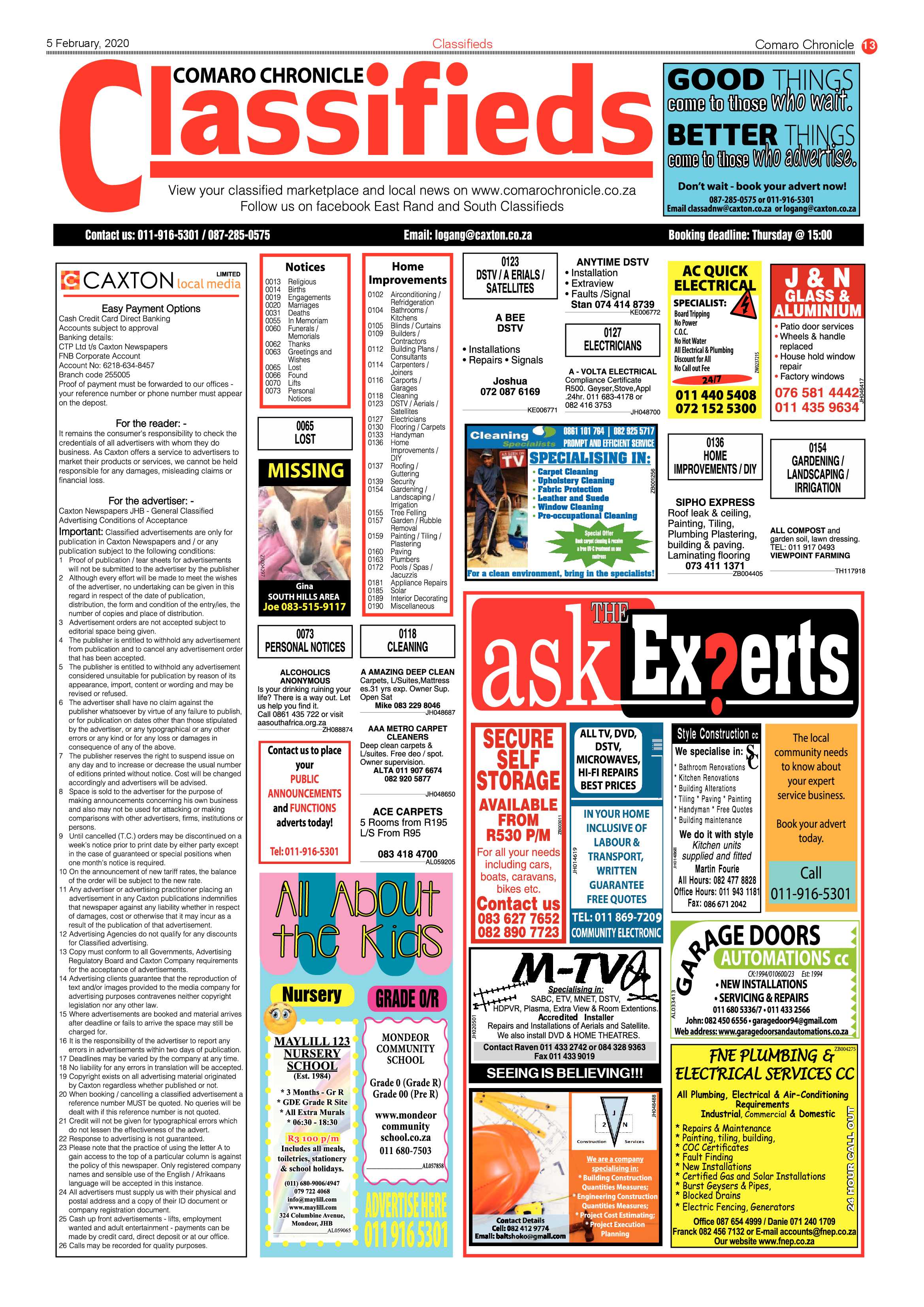 Comaro Chronicle 05 February 2020 page 13