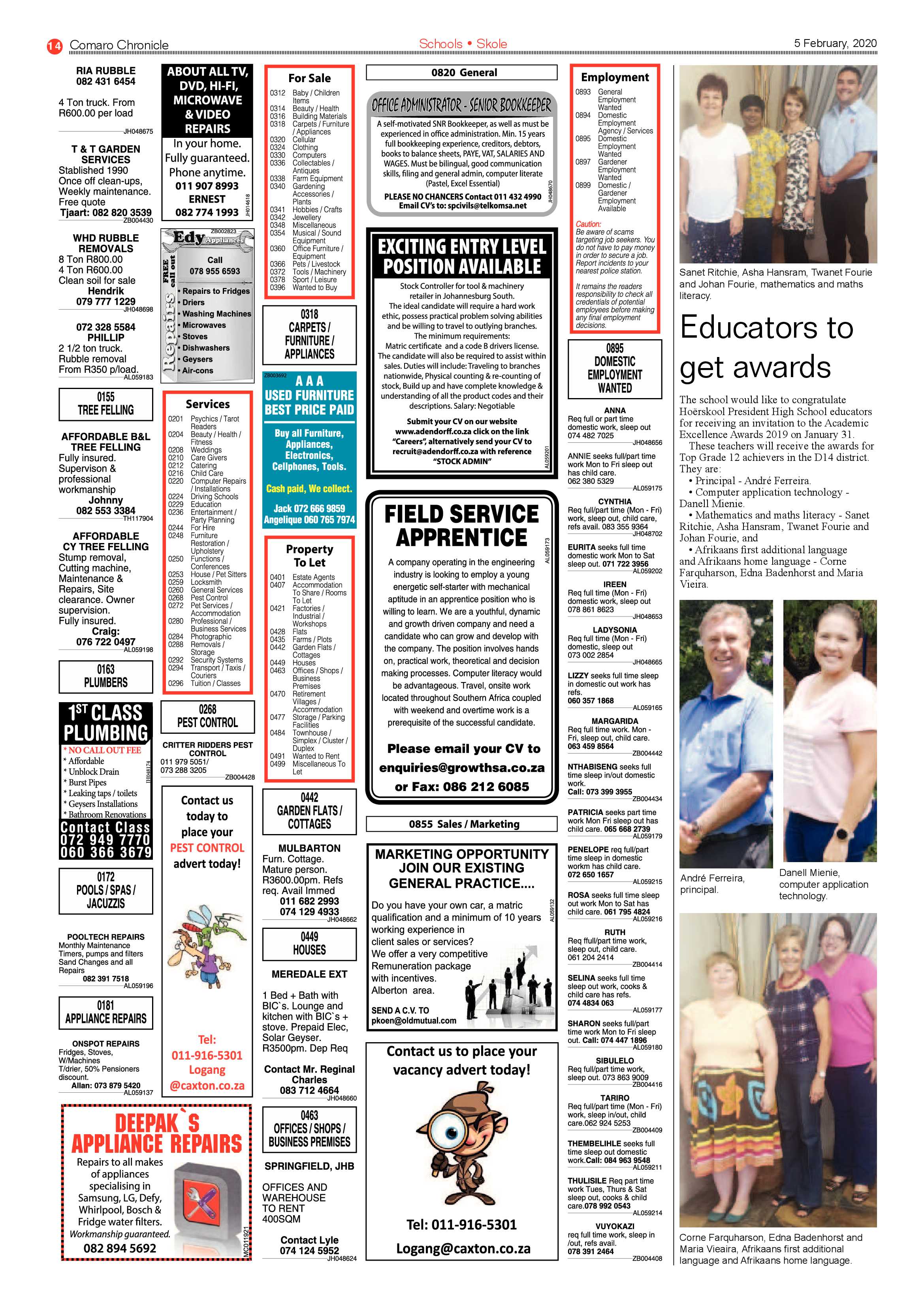 Comaro Chronicle 05 February 2020 page 14