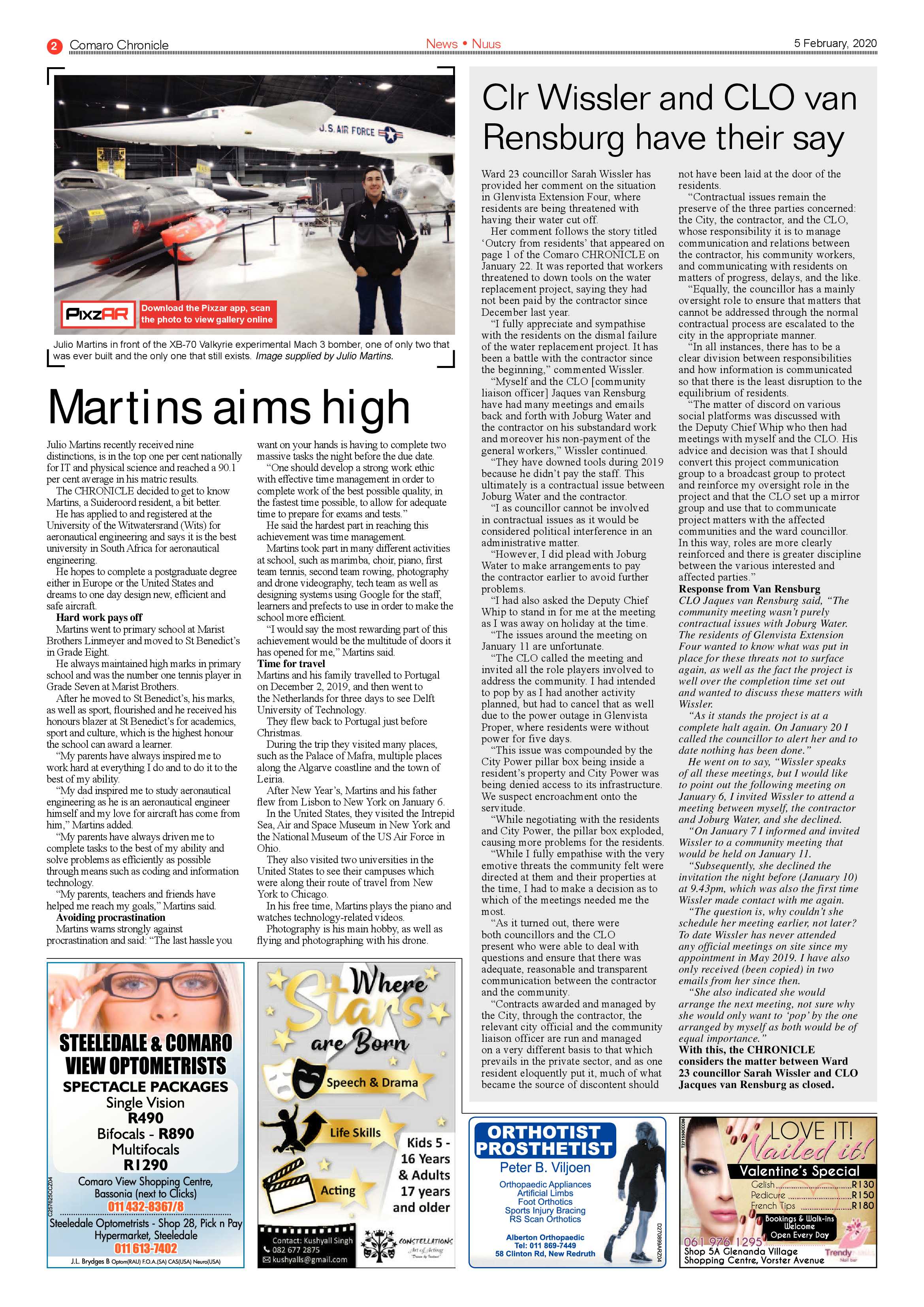 Comaro Chronicle 05 February 2020 page 2