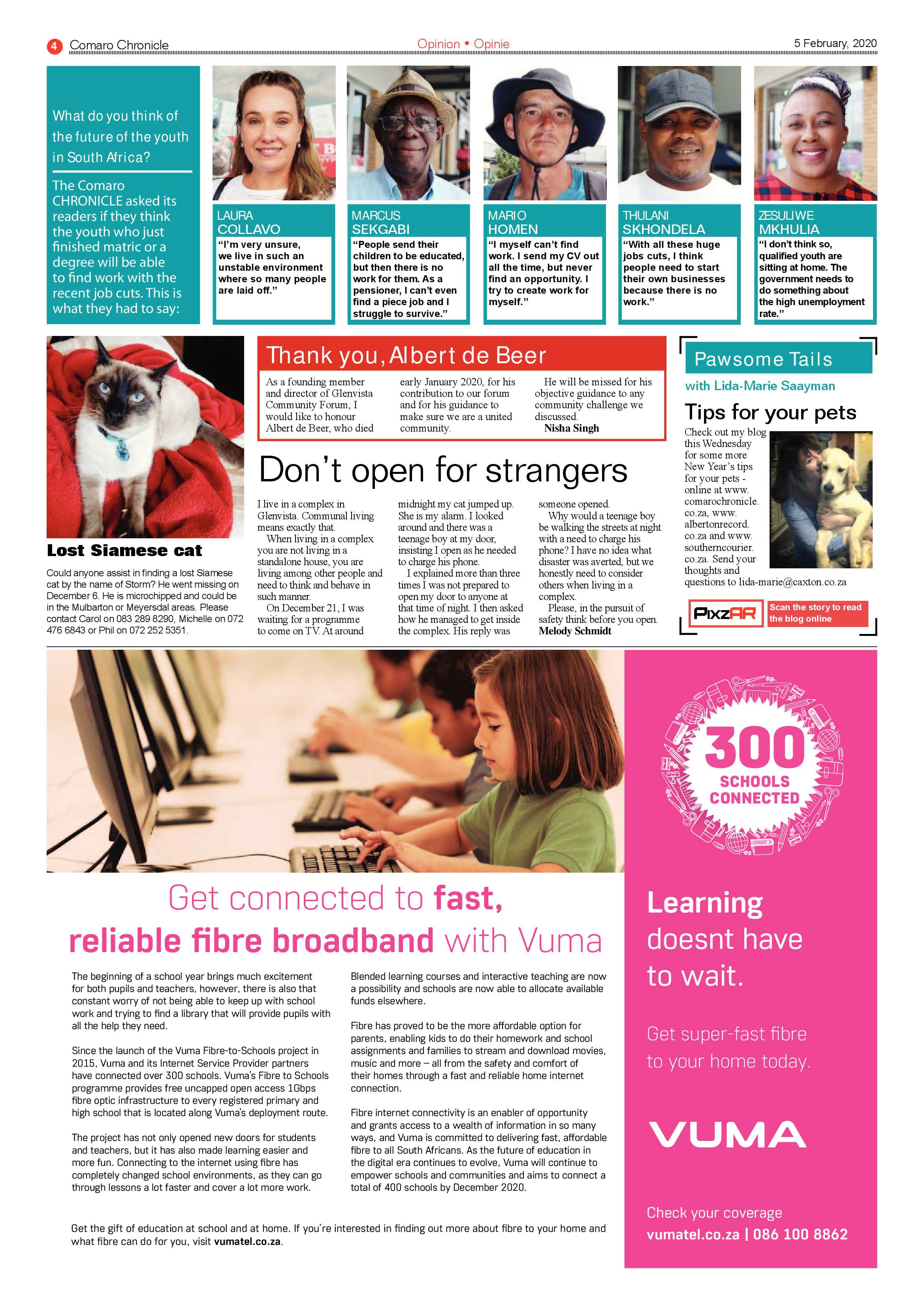 Comaro Chronicle 05 February 2020 page 4