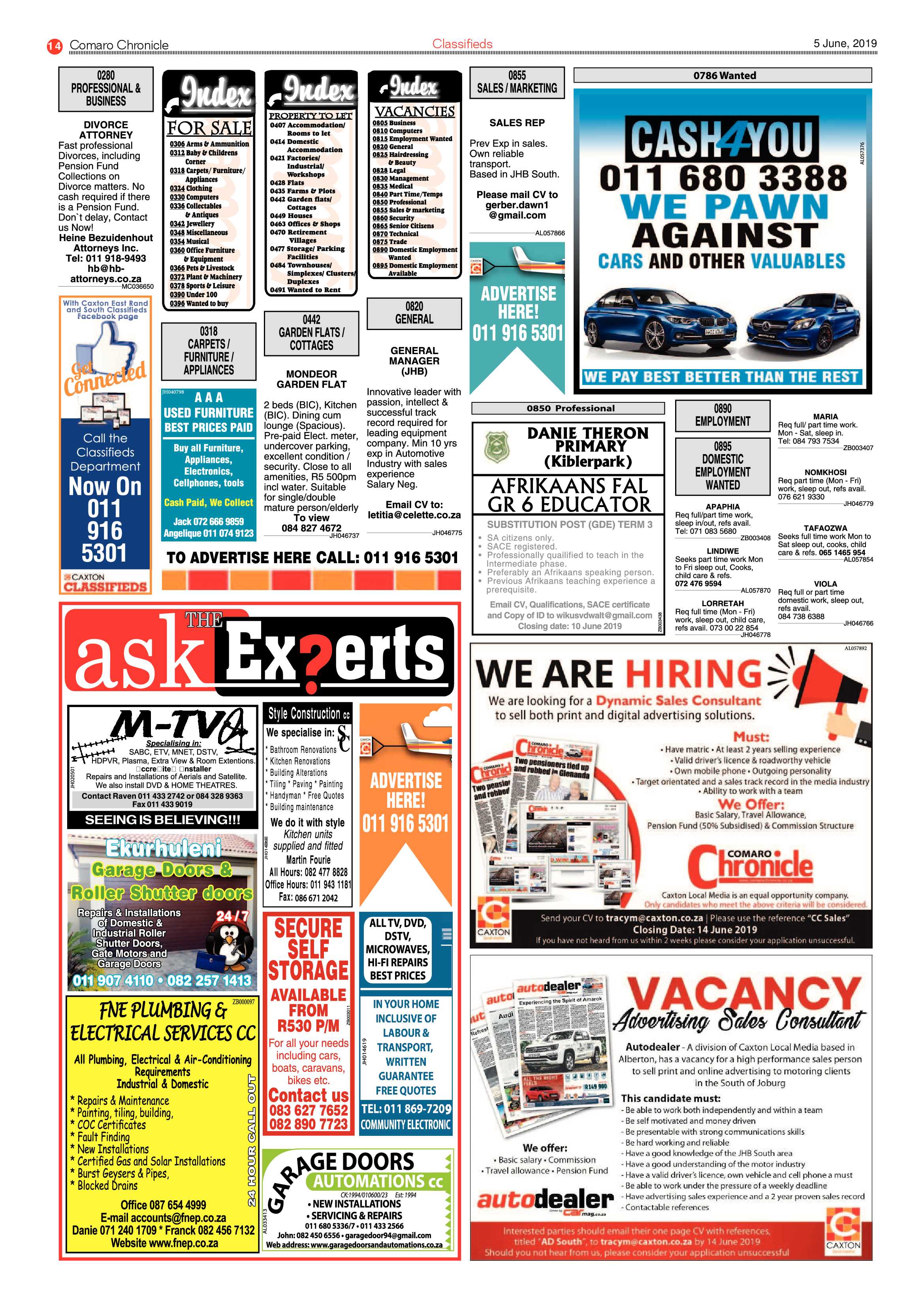 Comaro Chronicle 05 June 2019 page 14