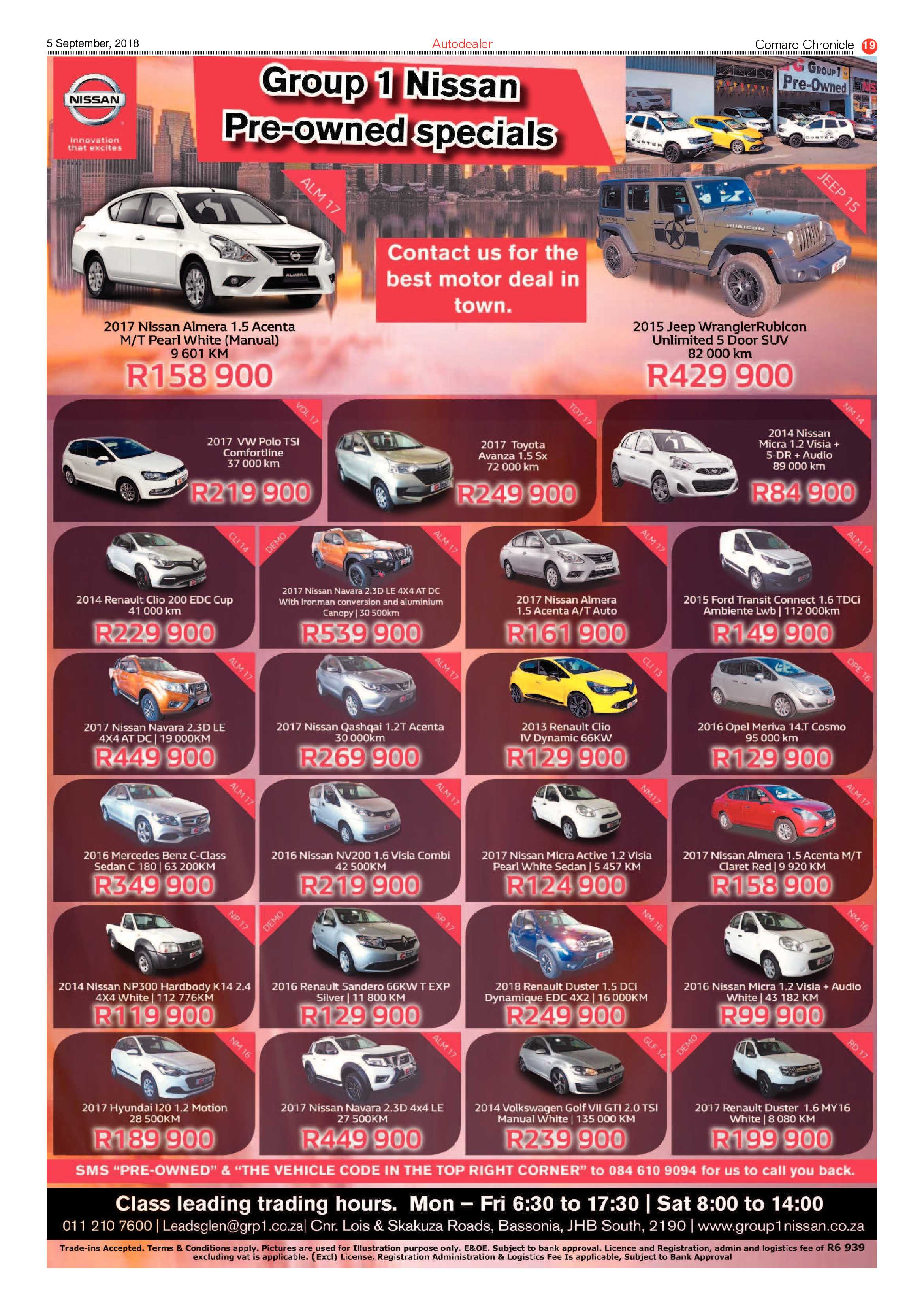 Comaro Chronicle 05 September 2018 page 19