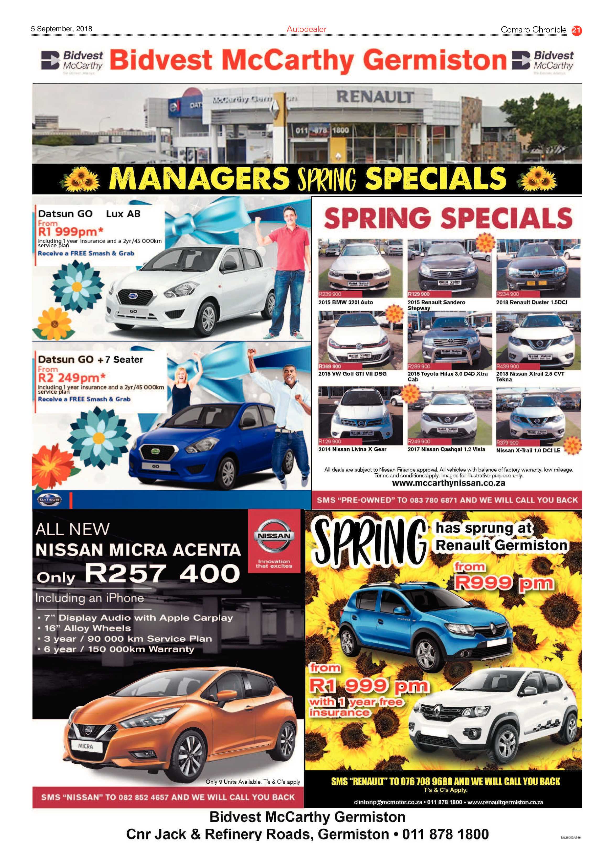 Comaro Chronicle 05 September 2018 page 21