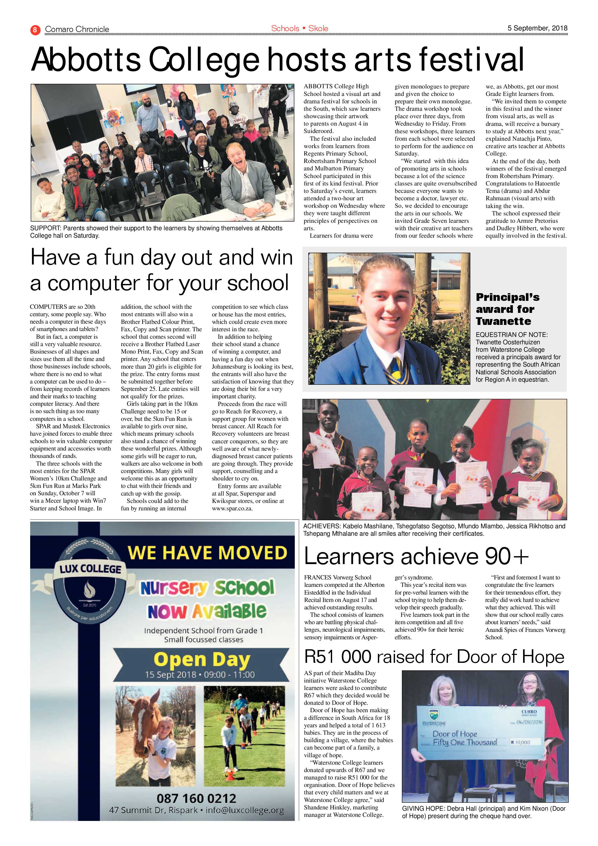 Comaro Chronicle 05 September 2018 page 8