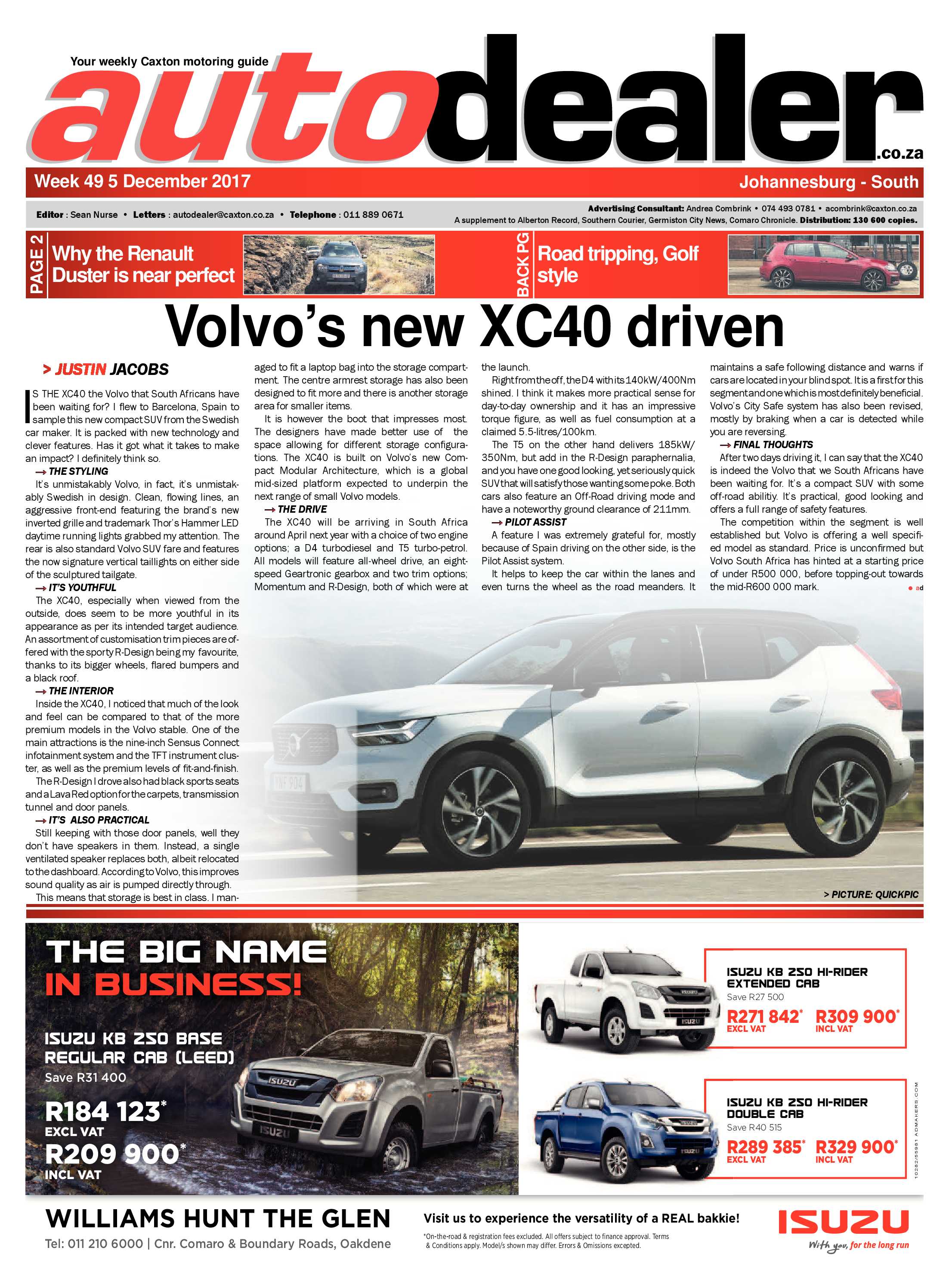 Comaro Chronicle 06 December 2017 page 21
