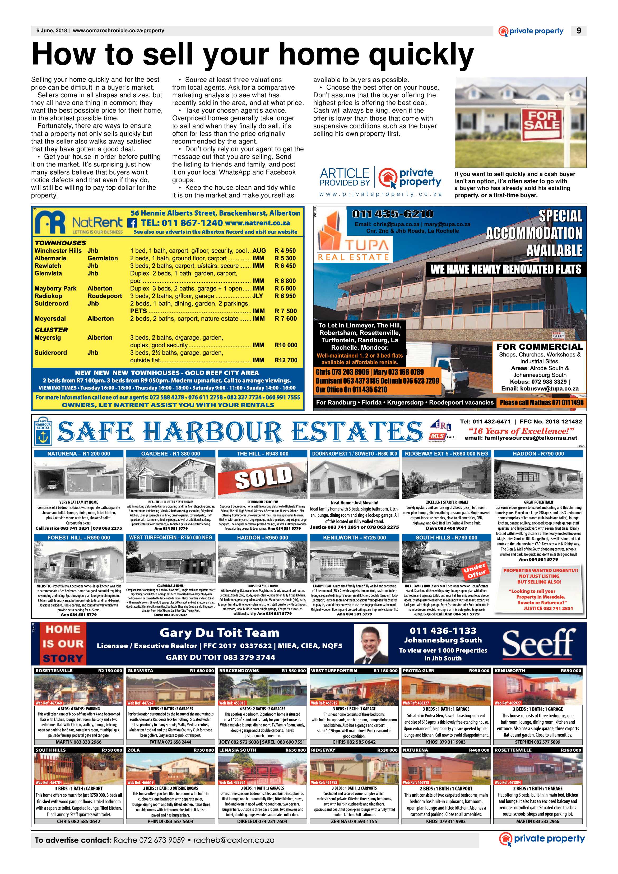 Comaro Chronicle 06 June 2018 page 11
