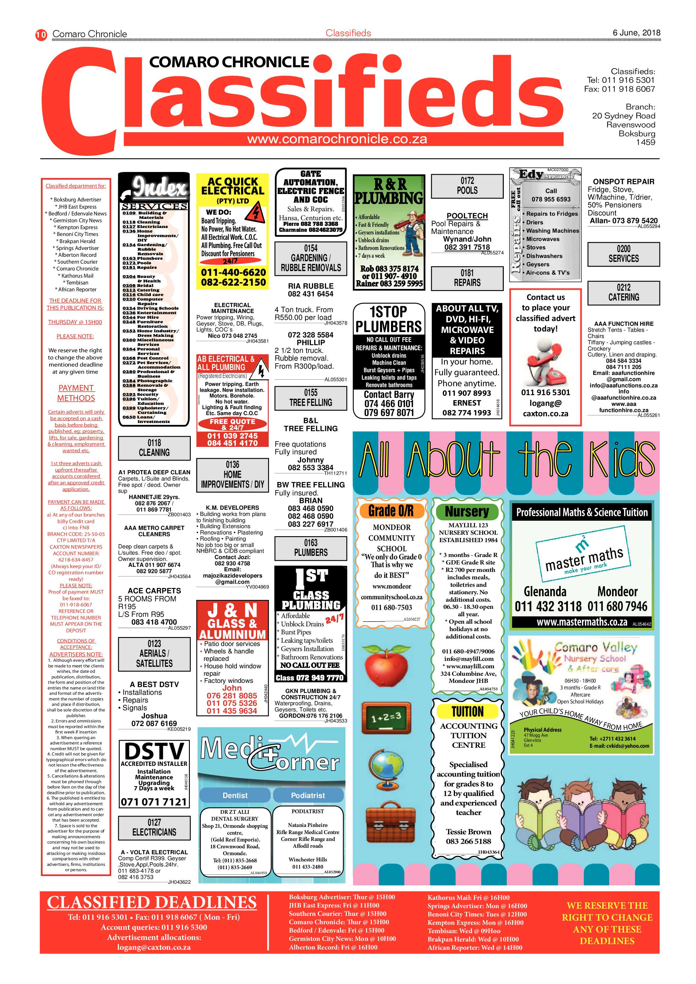 Comaro Chronicle 06 June 2018 page 12