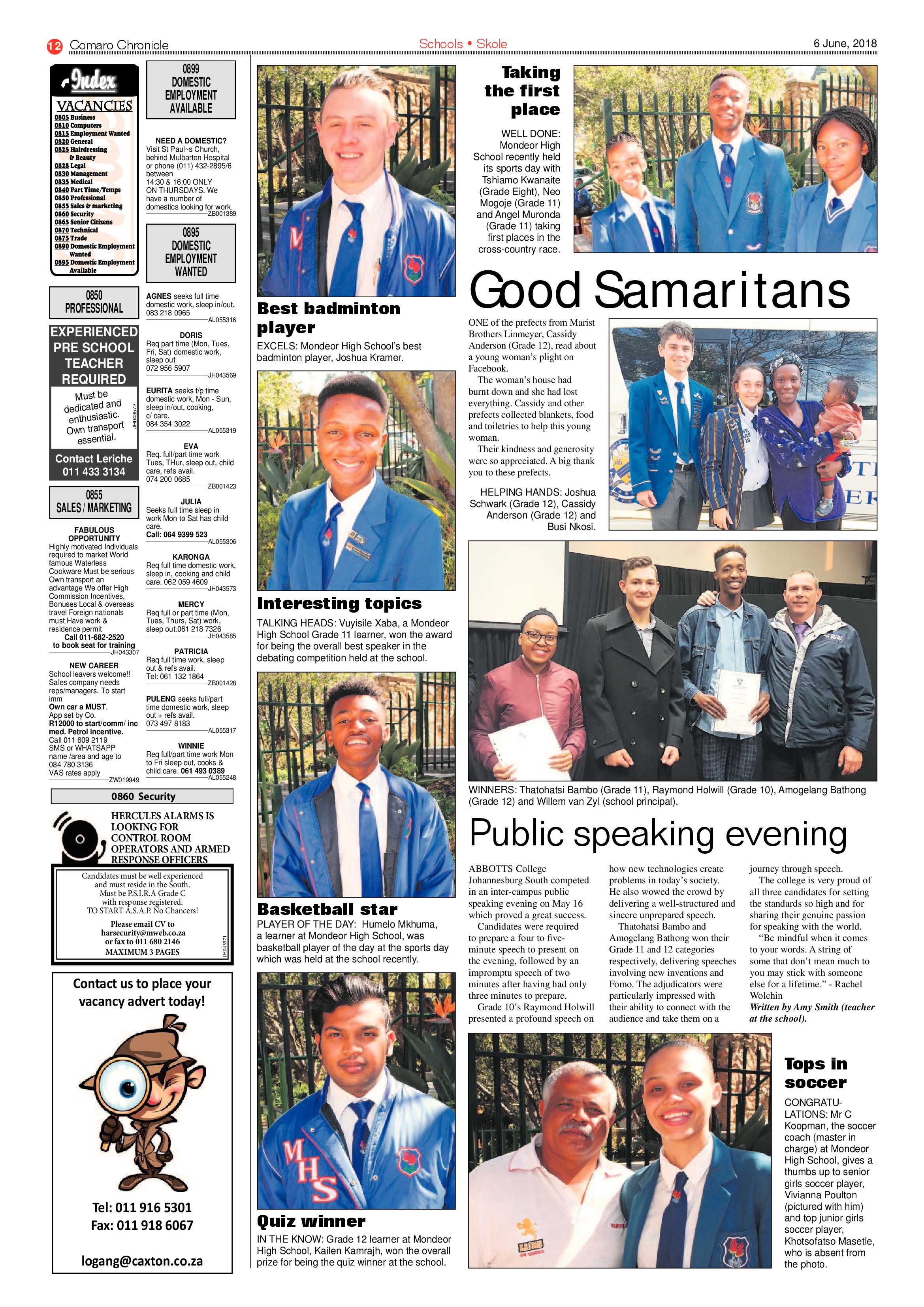 Comaro Chronicle 06 June 2018 page 14