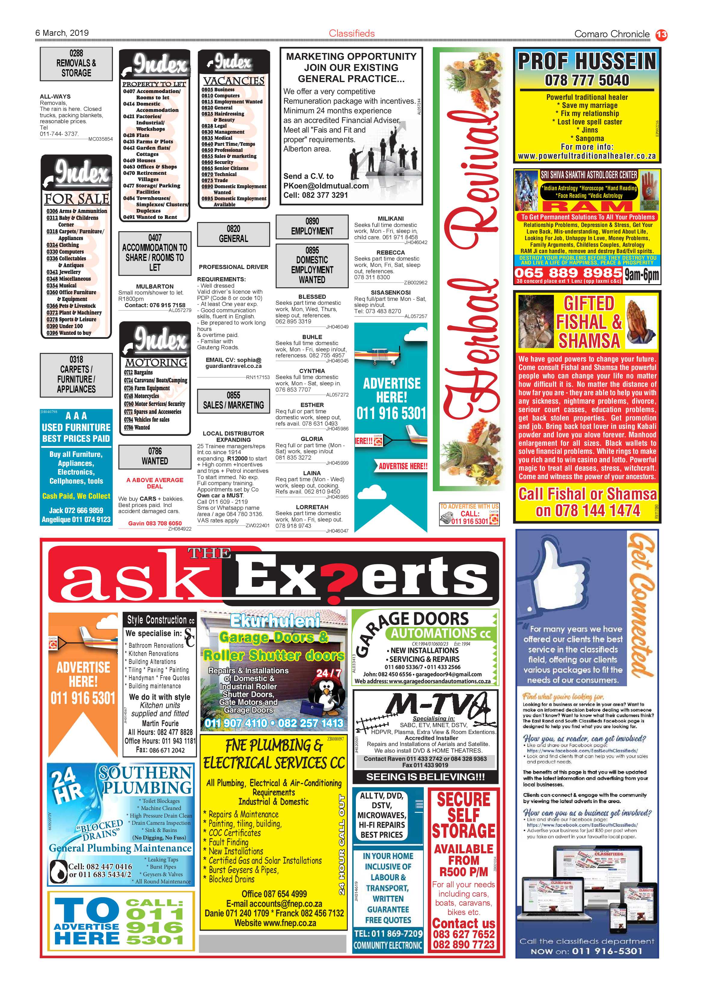 Comaro Chronicle 06 March 2019 page 13