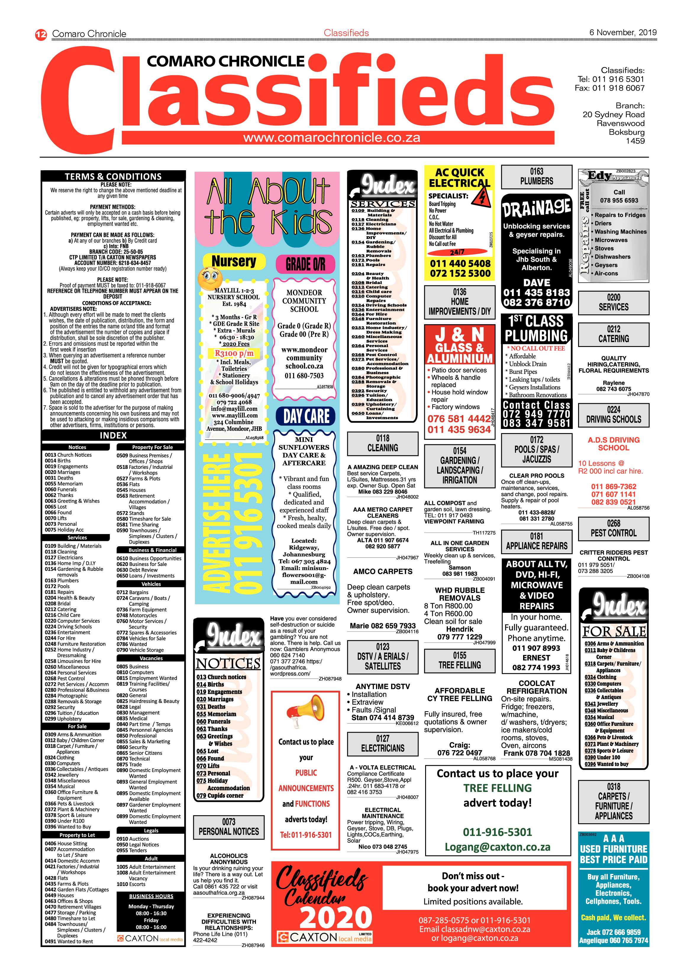 Comaro Chronicle 06 November 2019 page 12