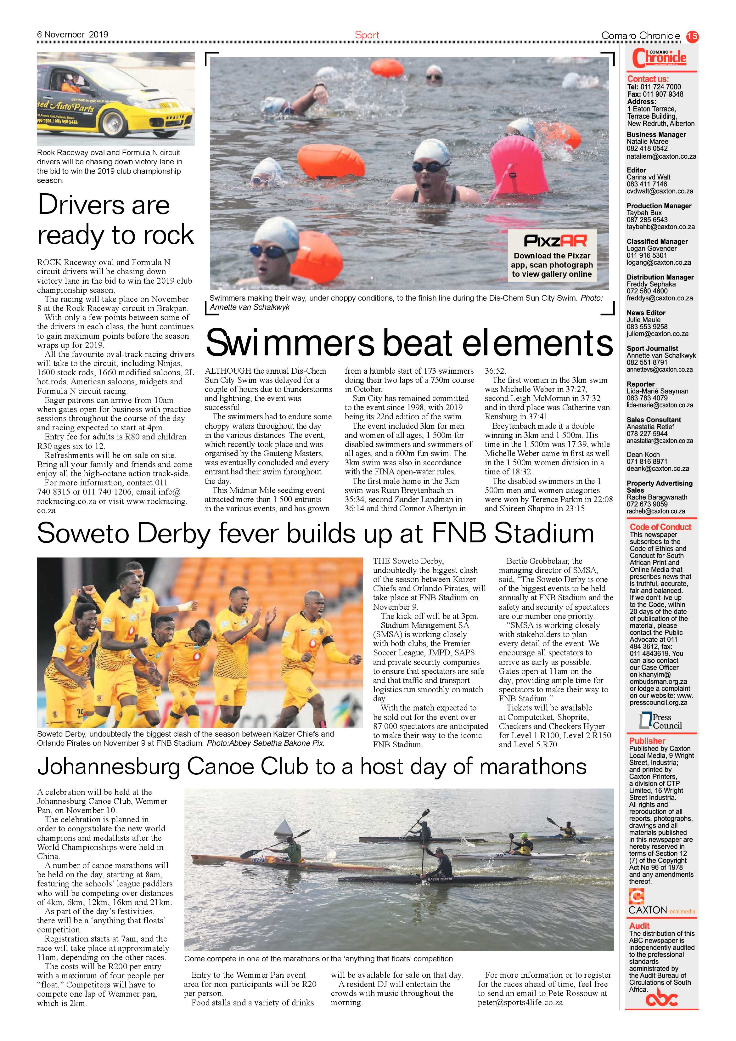 Comaro Chronicle 06 November 2019 page 15