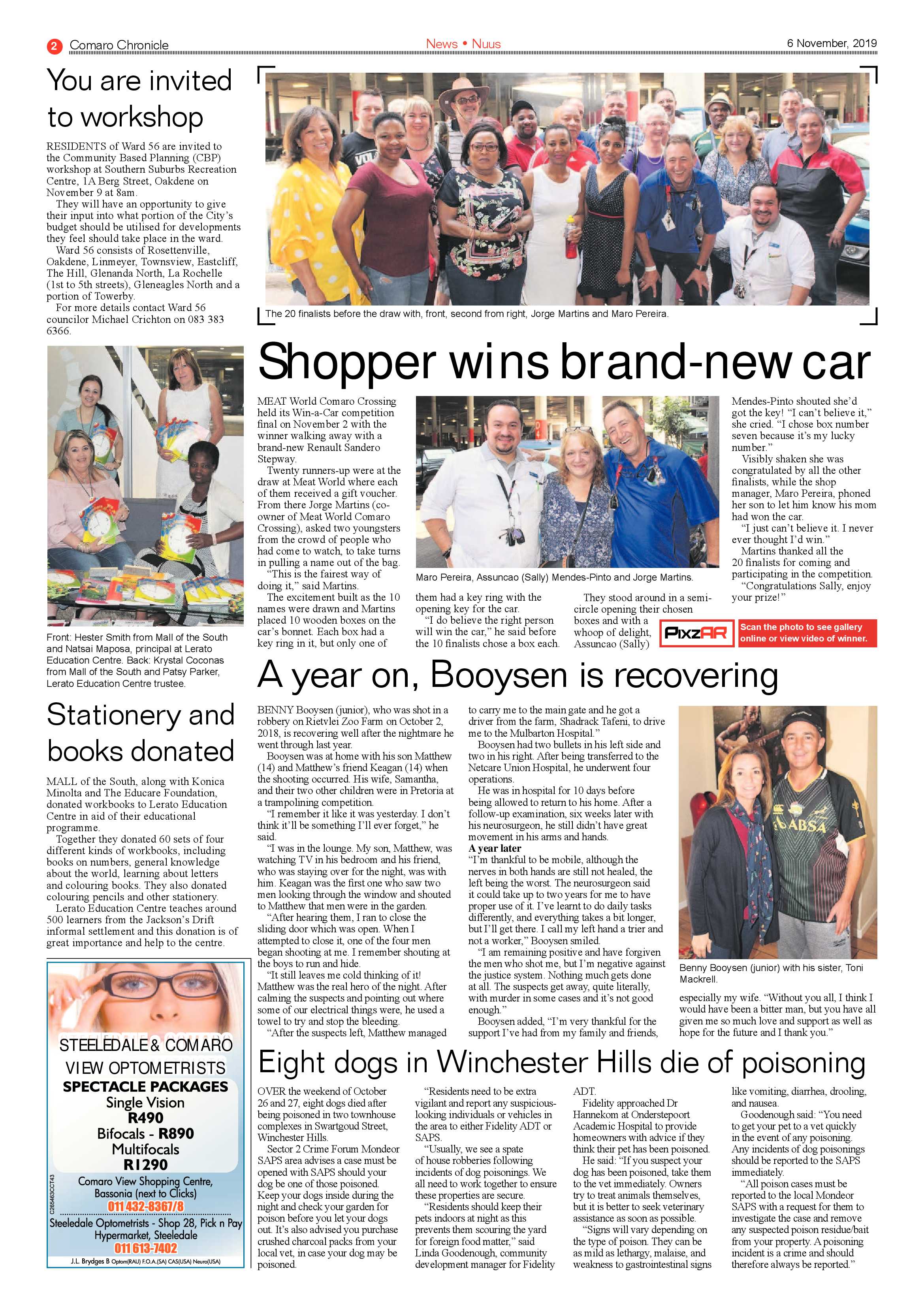Comaro Chronicle 06 November 2019 page 2