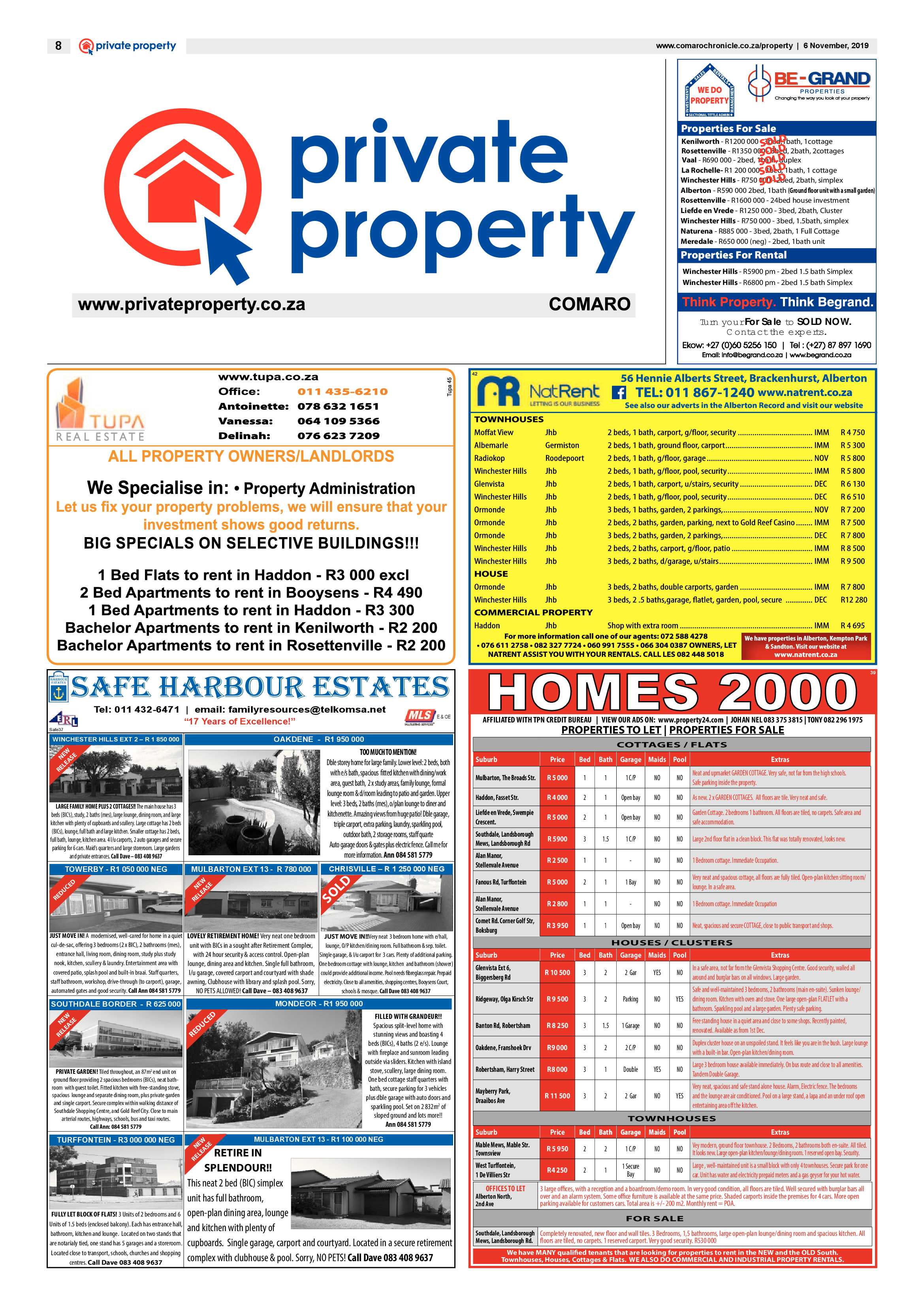 Comaro Chronicle 06 November 2019 page 8