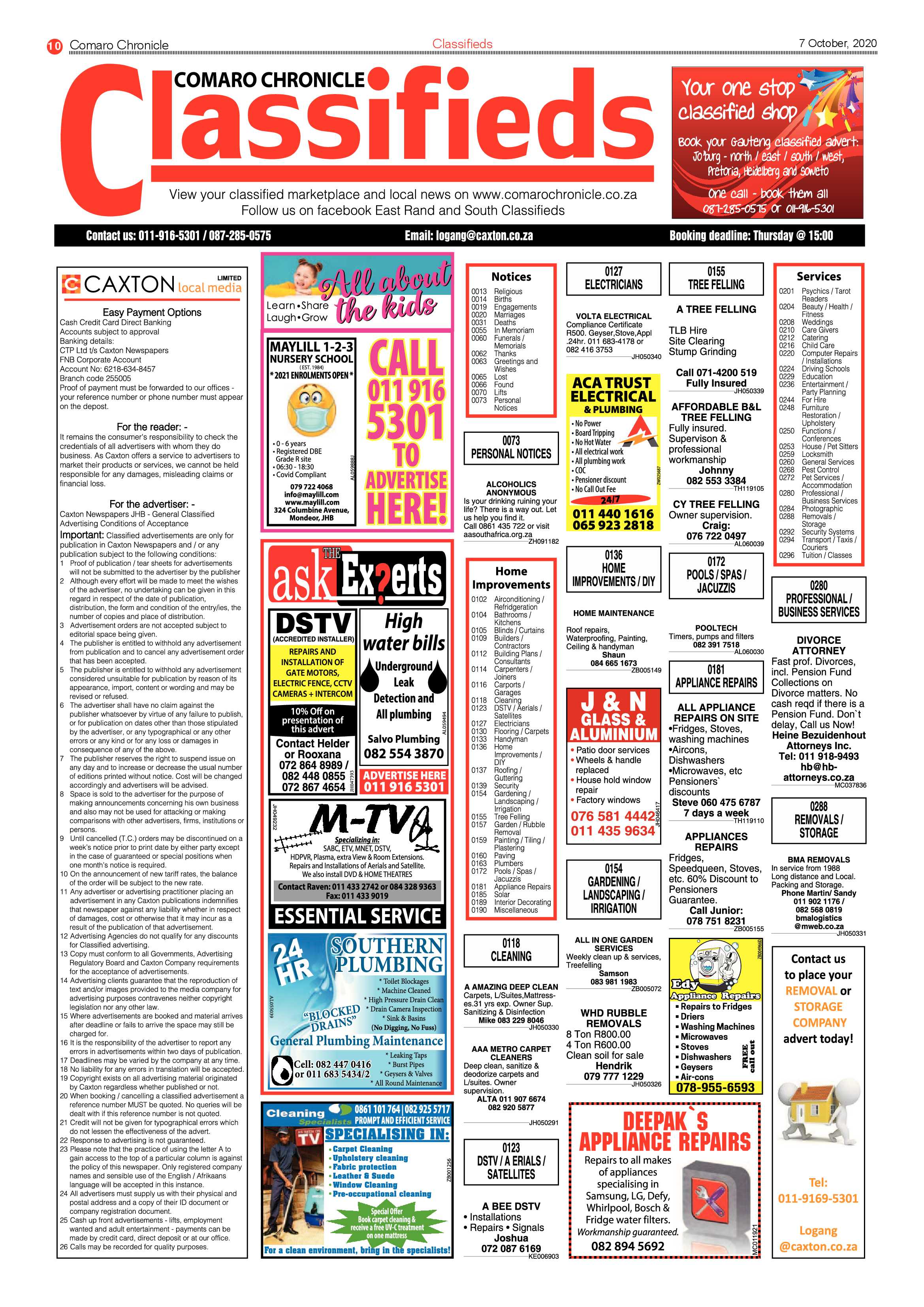 Comaro Chronicle 07 October 2020 page 10