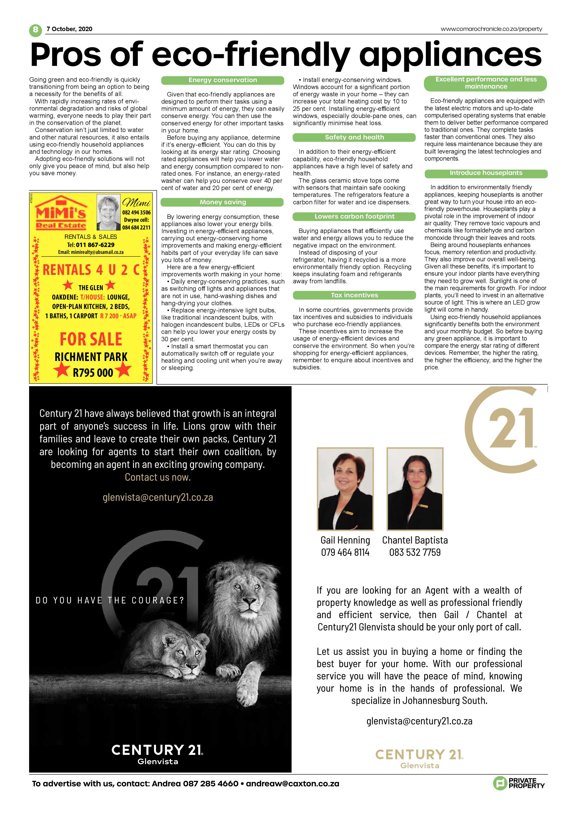 Comaro Chronicle 07 October 2020 page 8