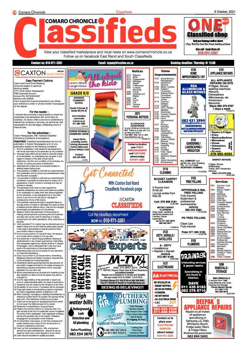 Comaro Chronicle 06 October 2021 page 10