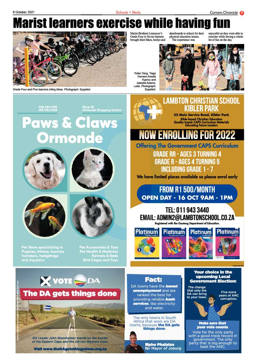 Comaro Chronicle 06 October 2021 page 7