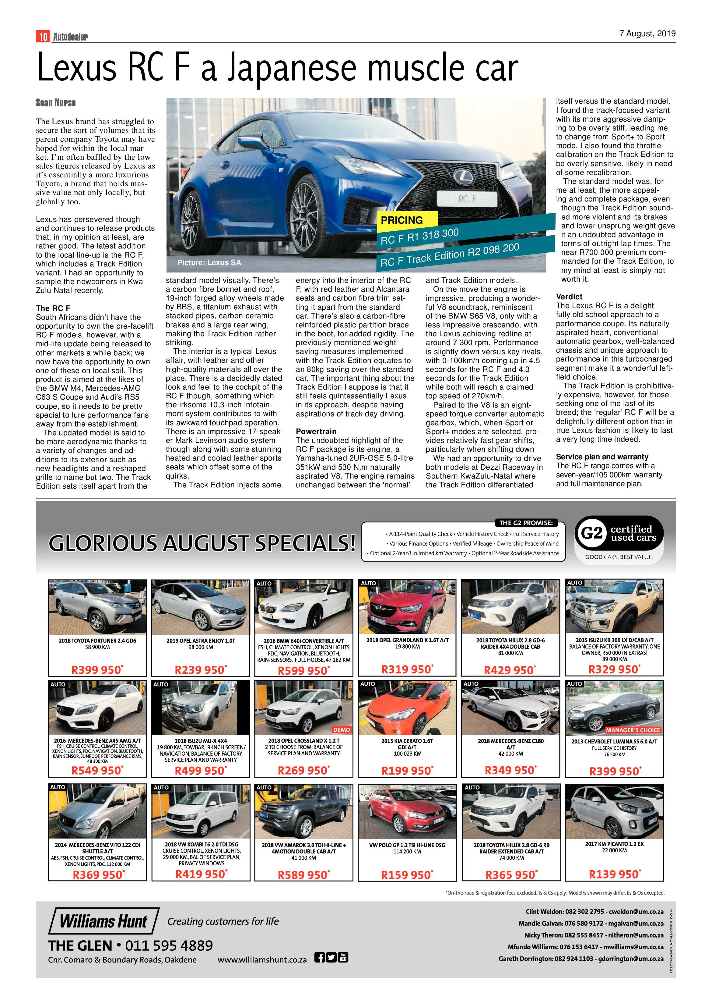 Comaro Chronicle 07 August 2019 page 10