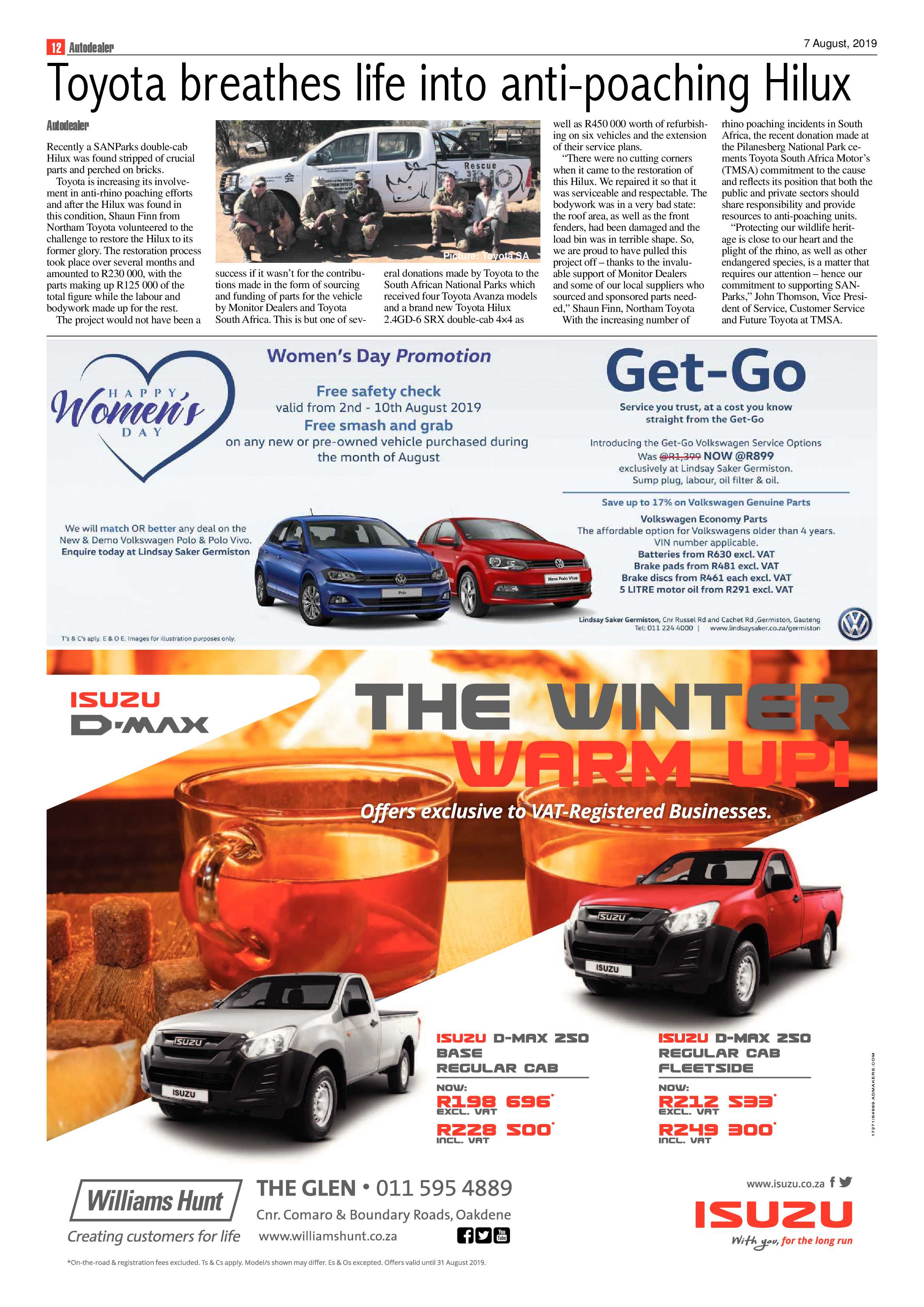 Comaro Chronicle 07 August 2019 page 12