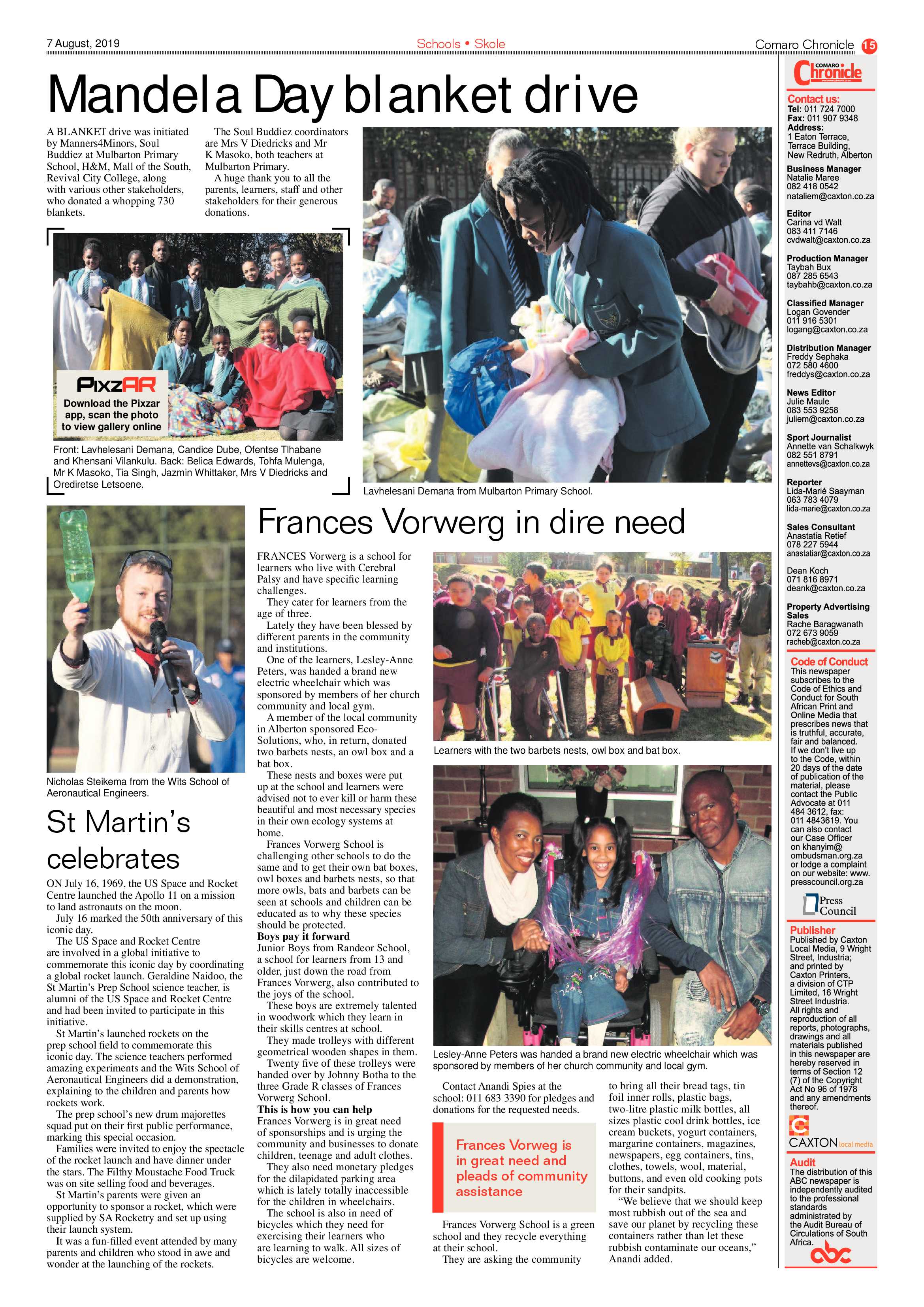 Comaro Chronicle 07 August 2019 page 15