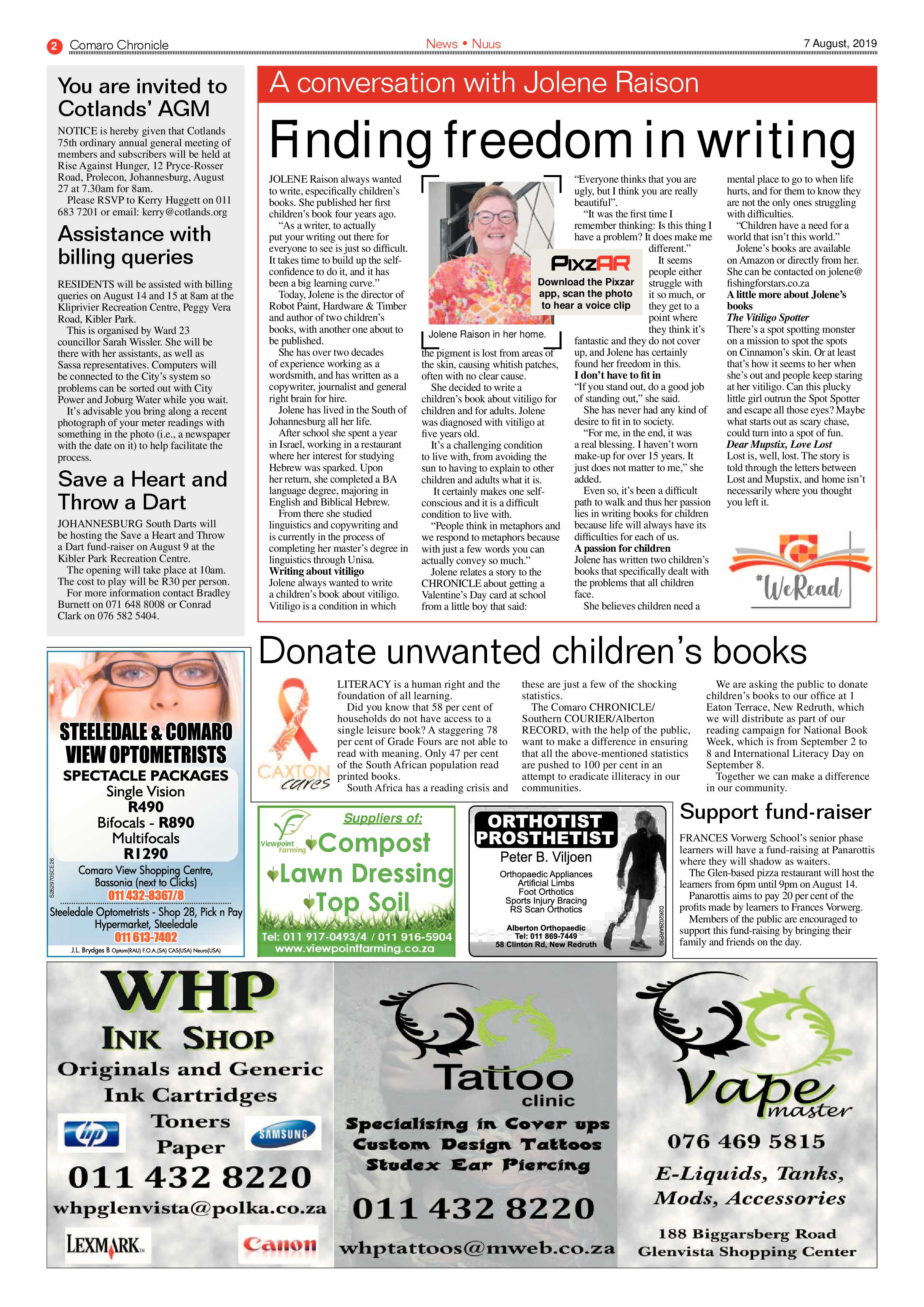 Comaro Chronicle 07 August 2019 page 2