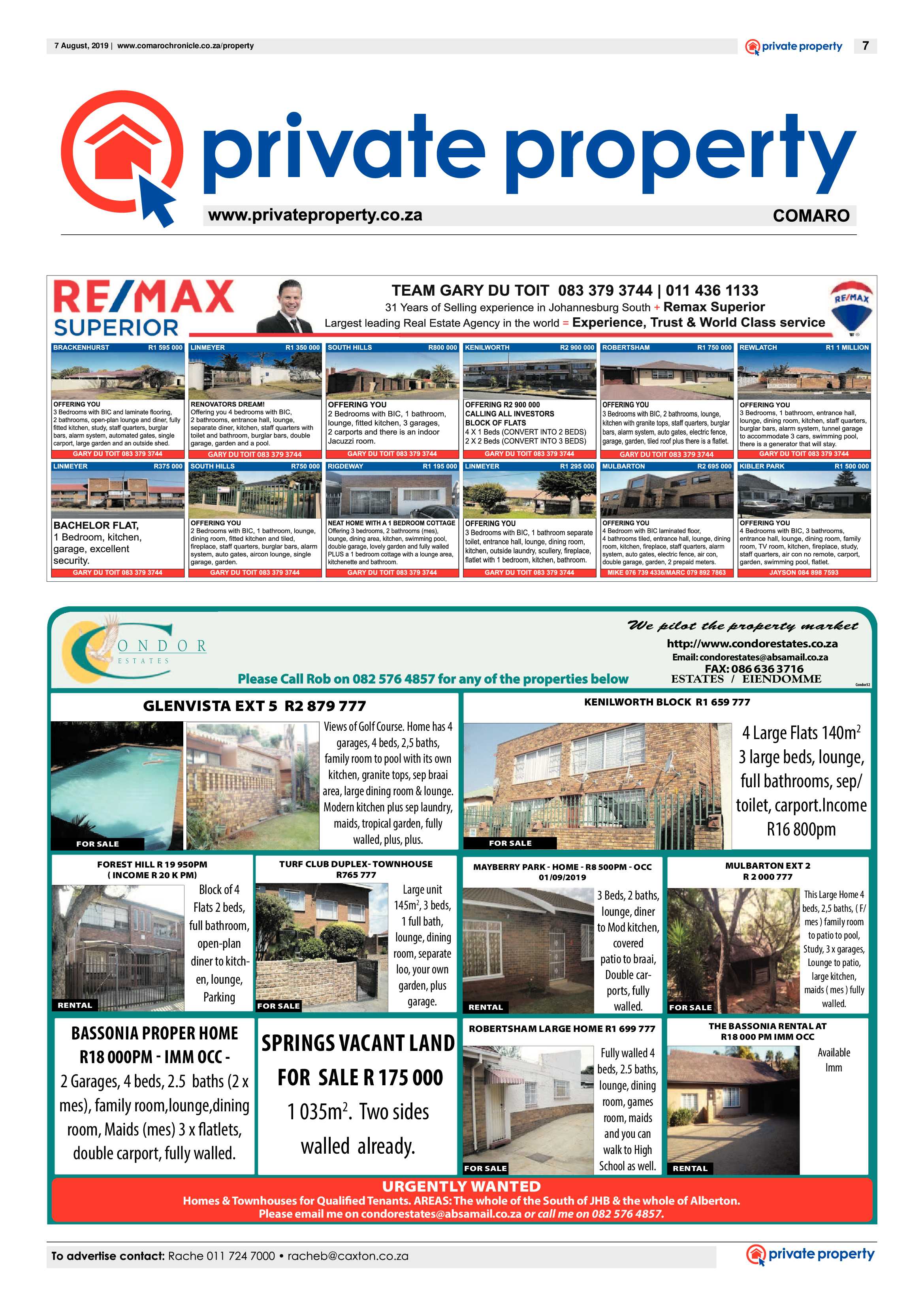 Comaro Chronicle 07 August 2019 page 7